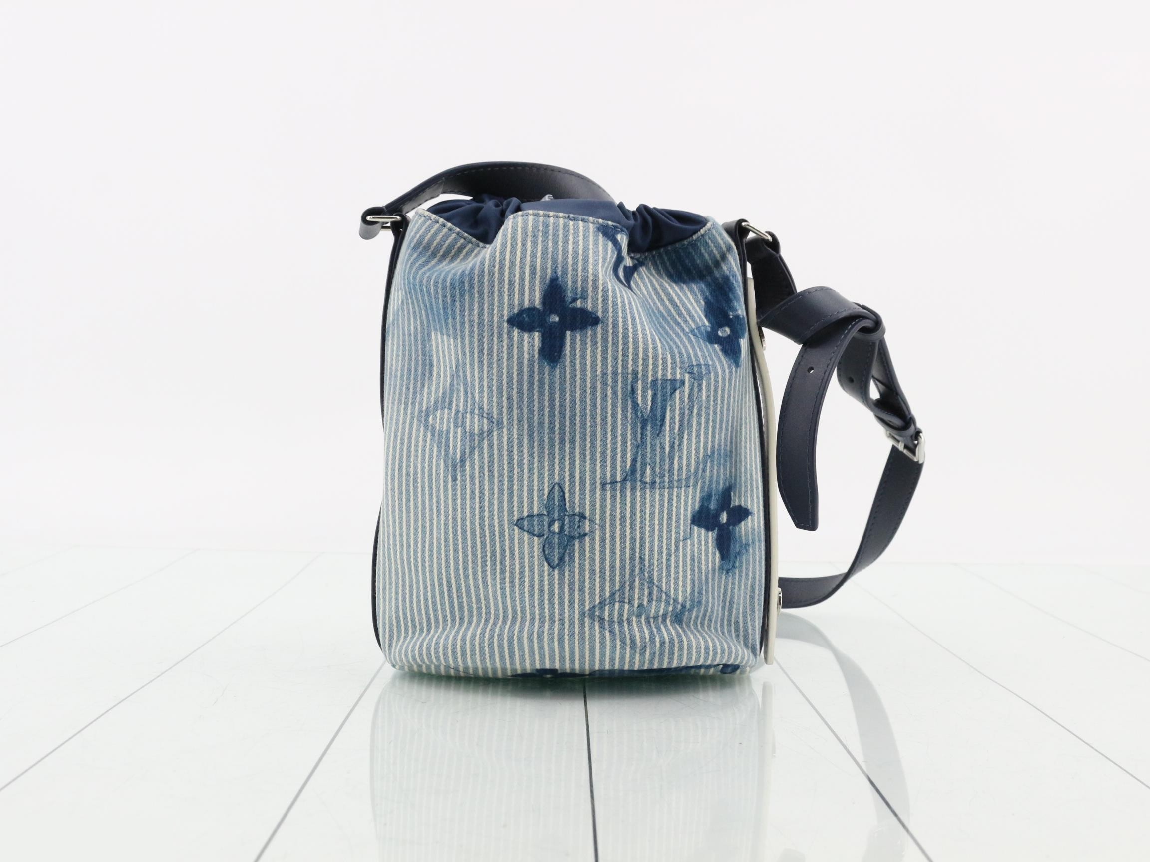Monogram Watercolor Sac Marin Messenger Bag — view 2