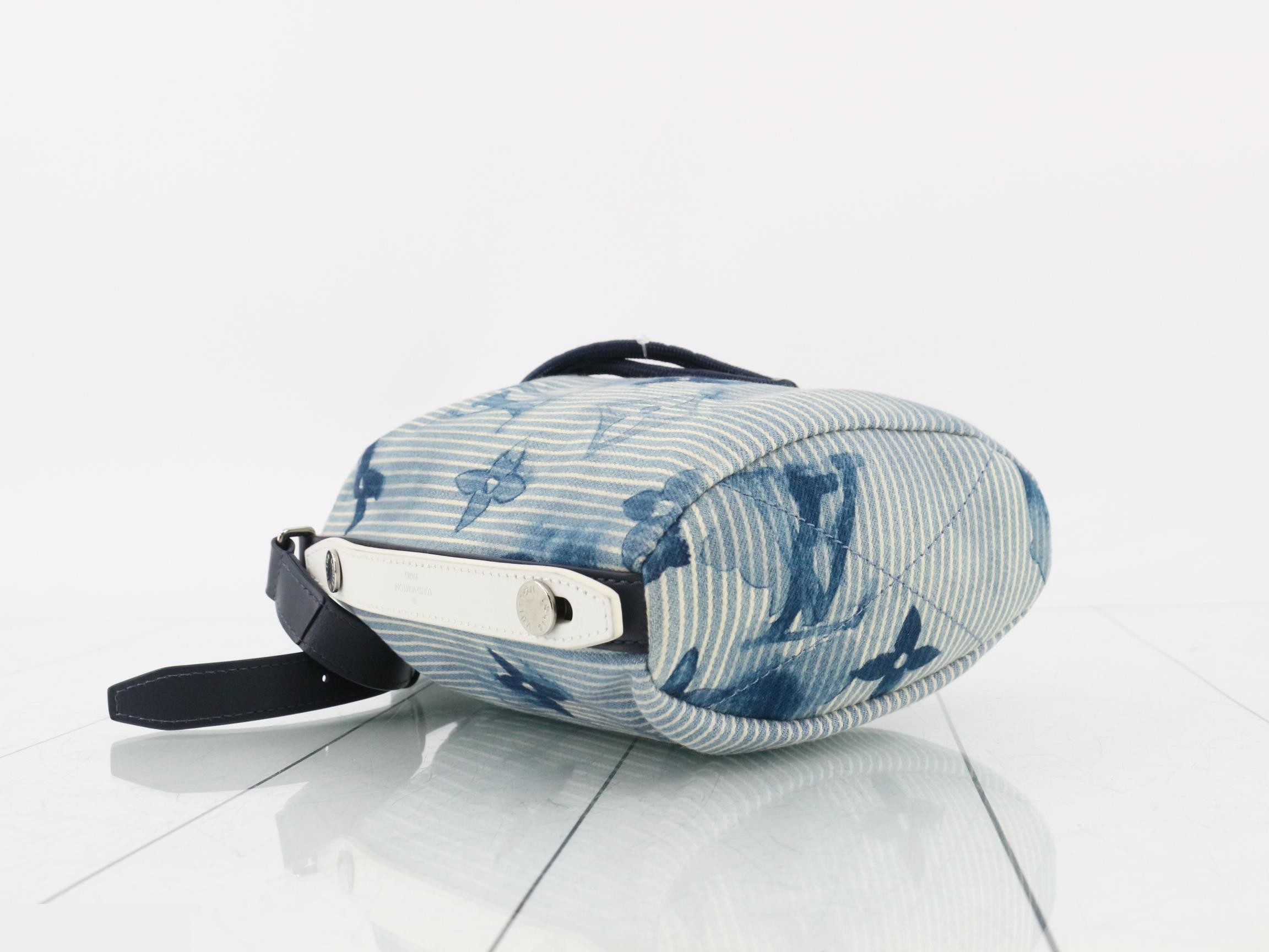 Monogram Watercolor Sac Marin Messenger Bag — view 5