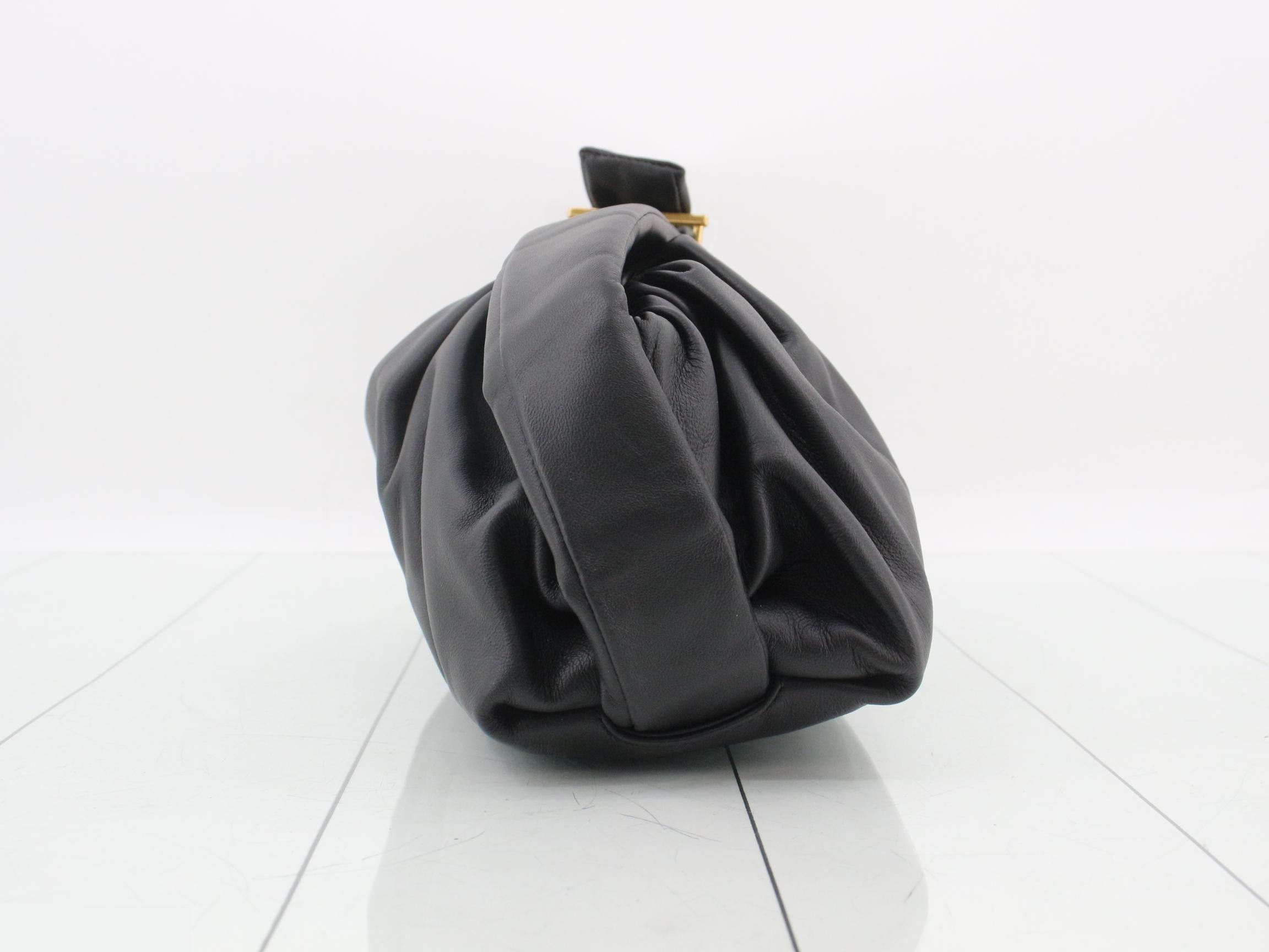 The Body Pouch, Leather, Black — view 3