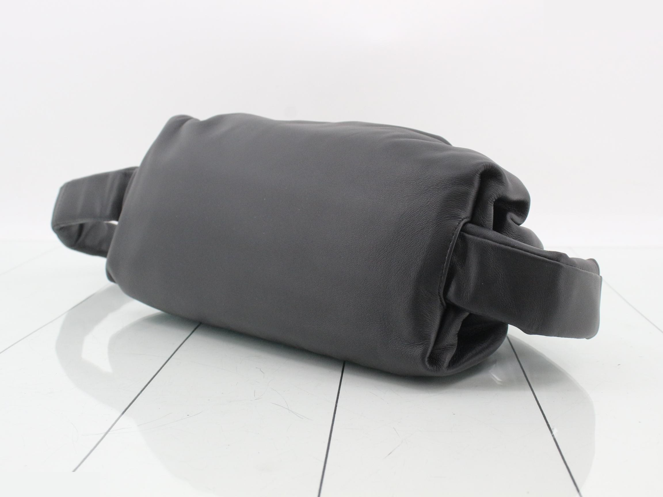 The Body Pouch, Leather, Black — view 6