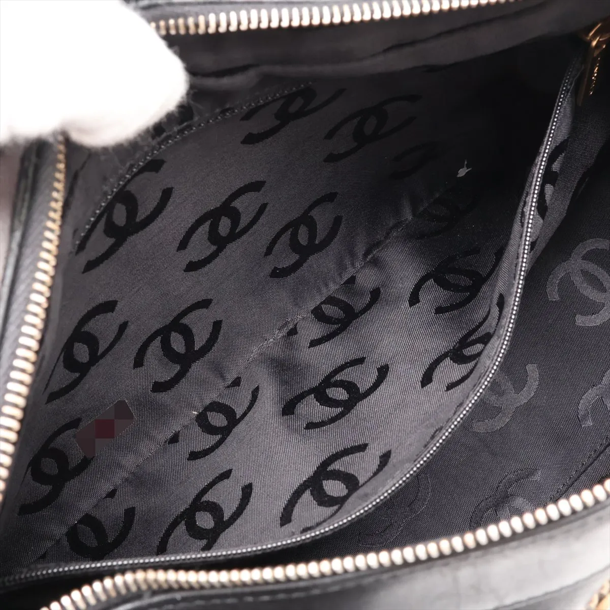 Wild Stitch Leather Shoulder Bag, Black with Gold Hardware, 8046895, Series 8 — view 8