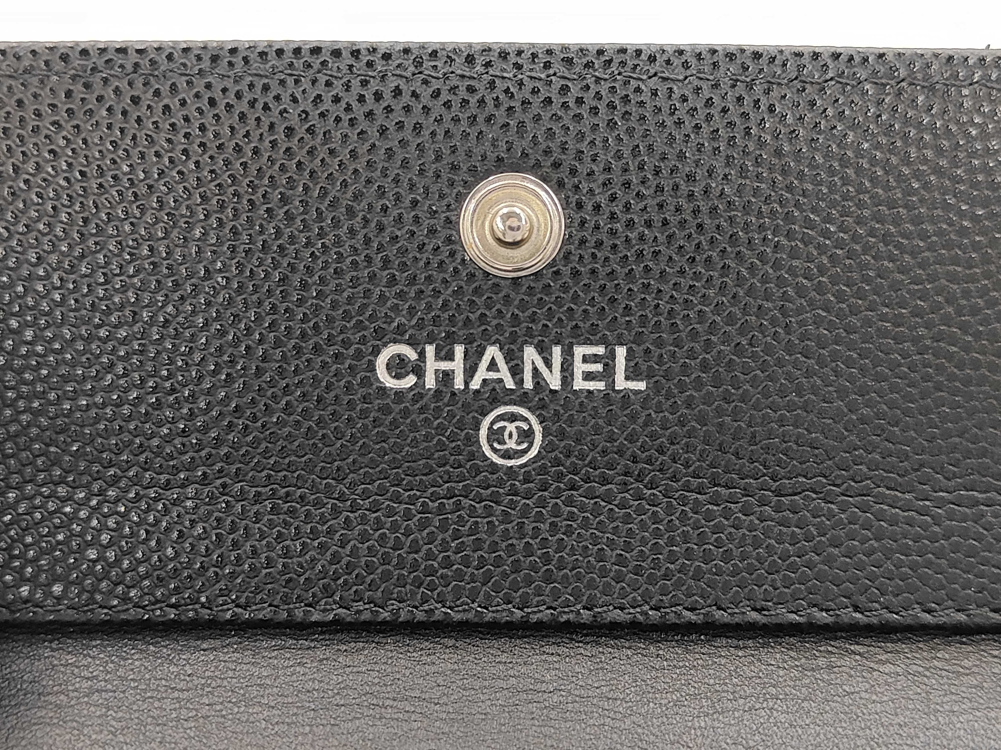 SLG BOY CAVIAR SKIN TRIFOLD COMPACT WALLET — view 5