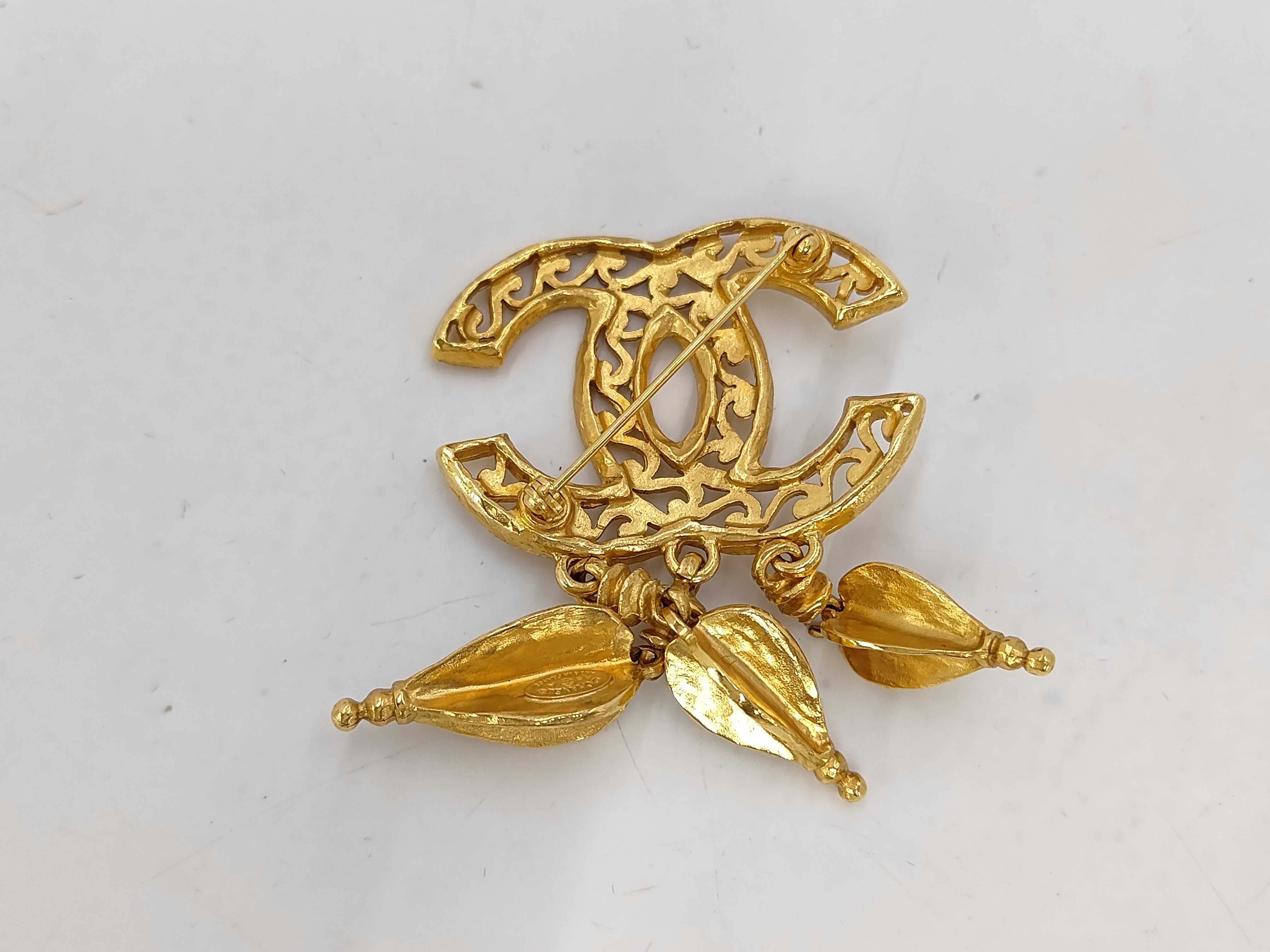Coco Mark Fringe Brooch — view 2