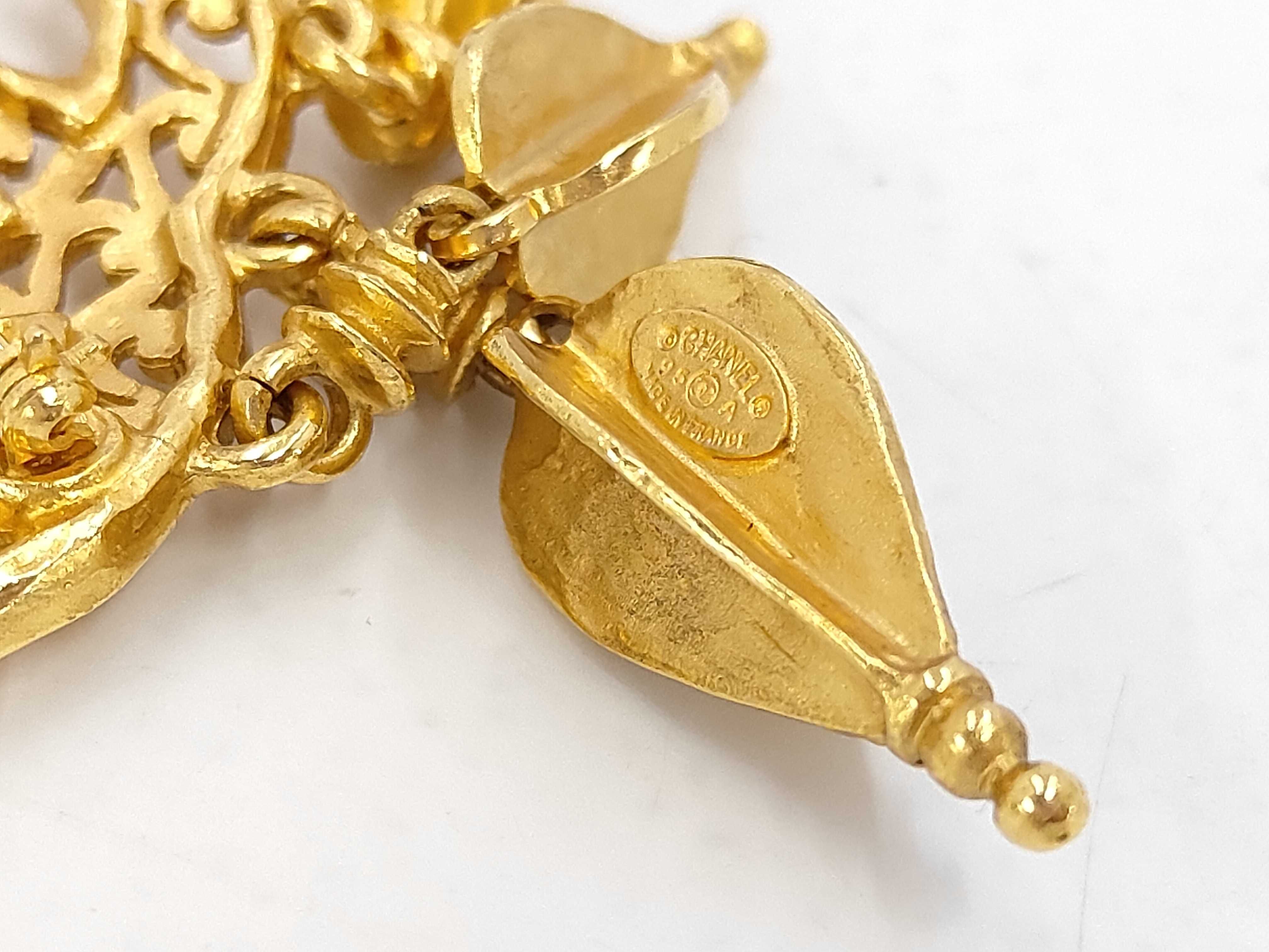 Coco Mark Fringe Brooch — view 4