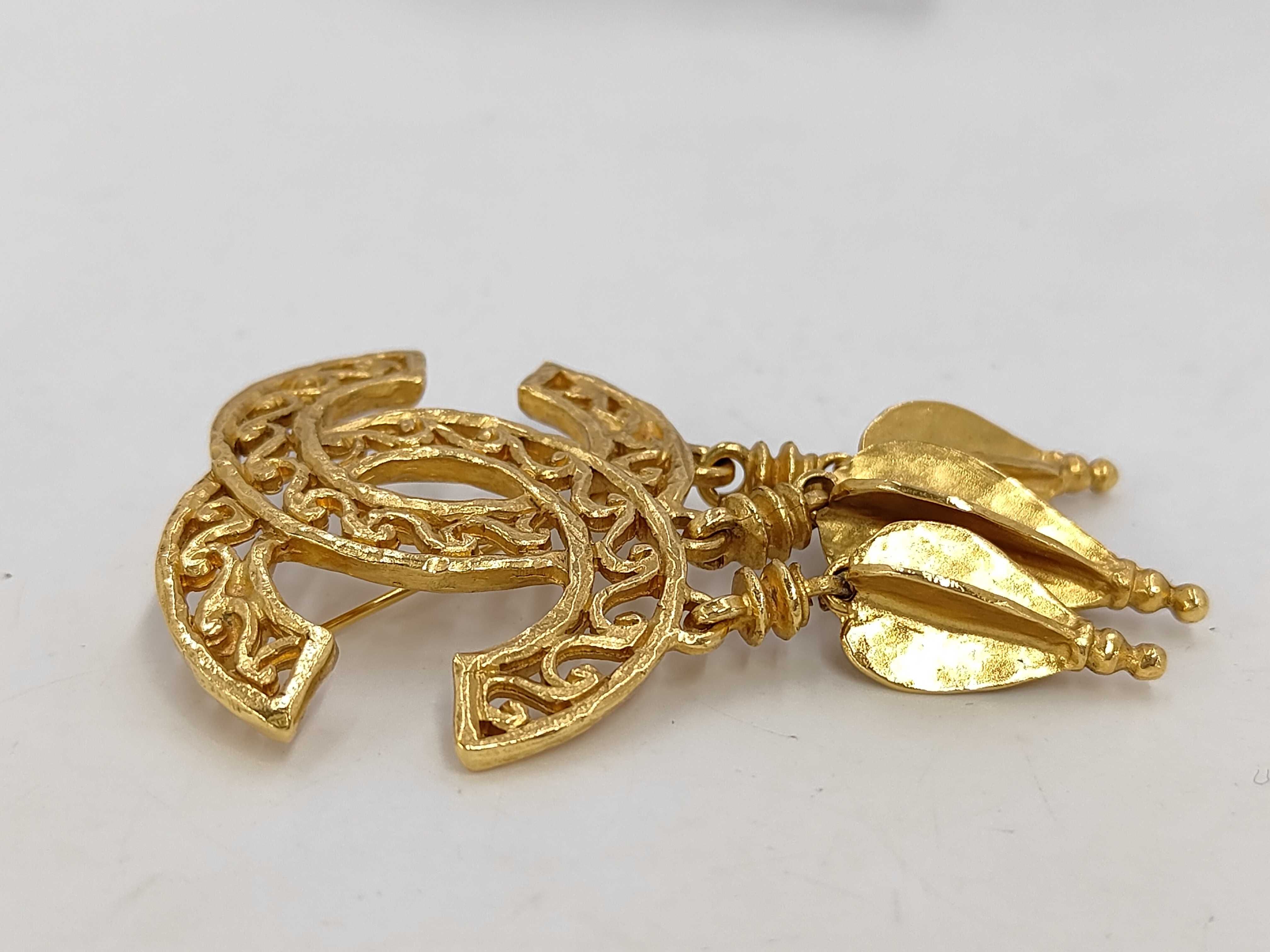 Coco Mark Fringe Brooch — view 5