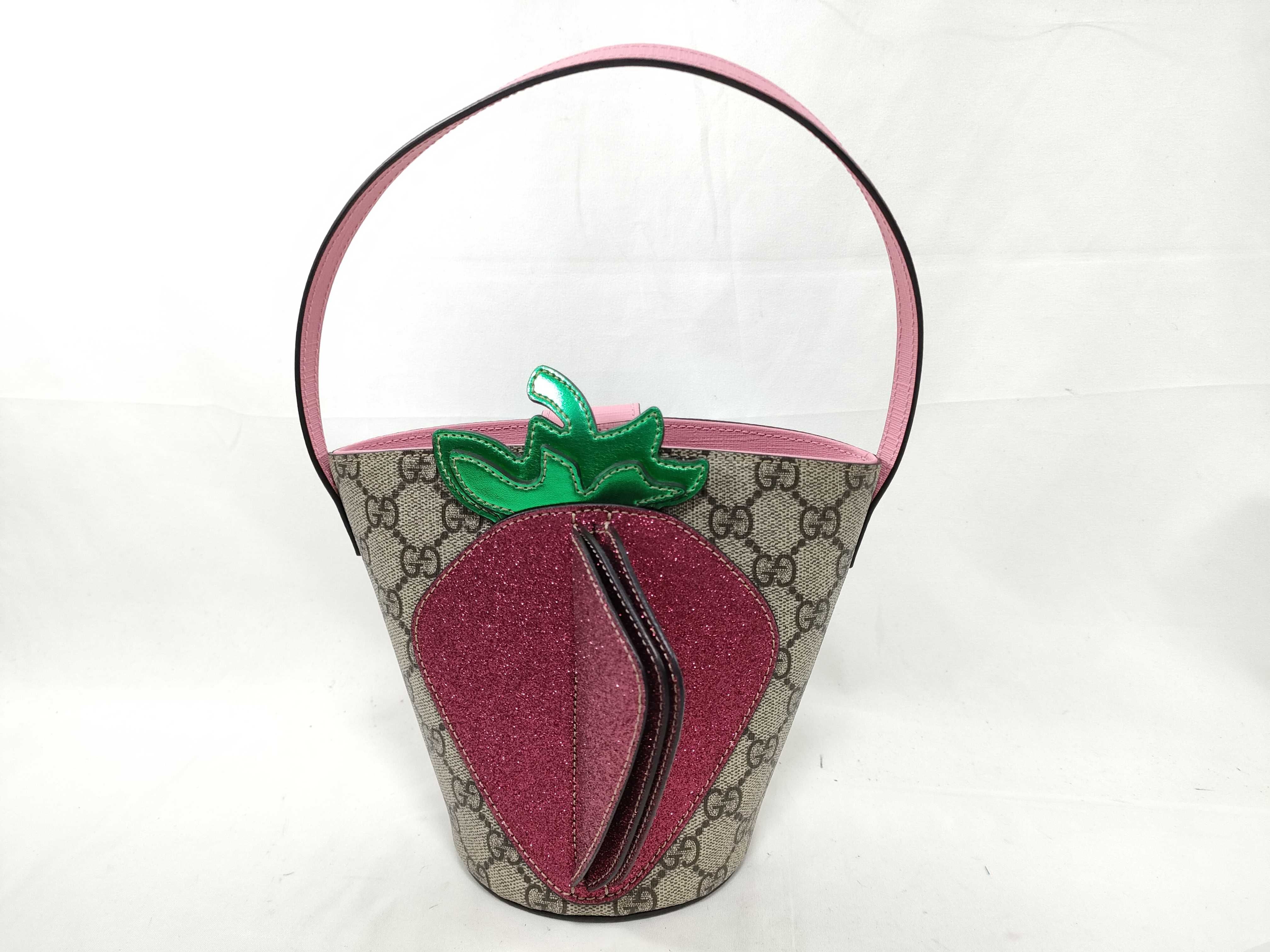 GG Supreme Strawberry 630591 Handbag