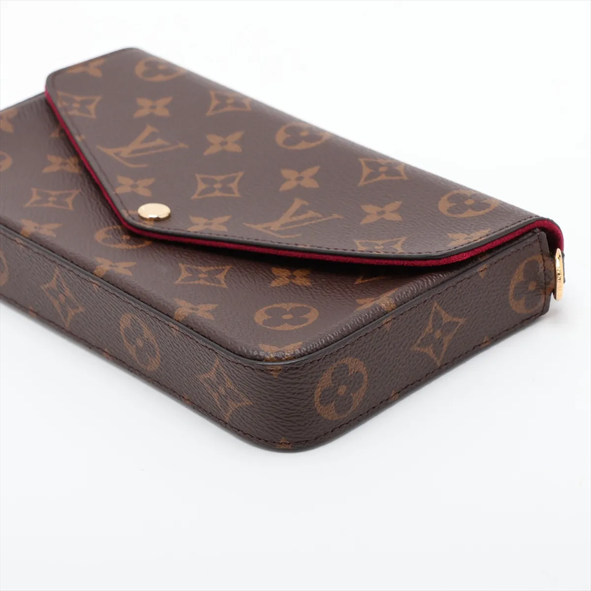 Monogram Pochette Felicie M81896 Brown (RFID detected) — view 3