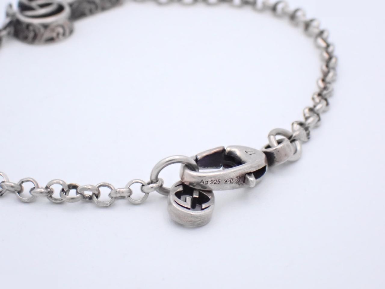 Key Bracelet, 925 Sterling Silver, 7.0g, Wrist Circumference Approx. 17.5cm — view 3
