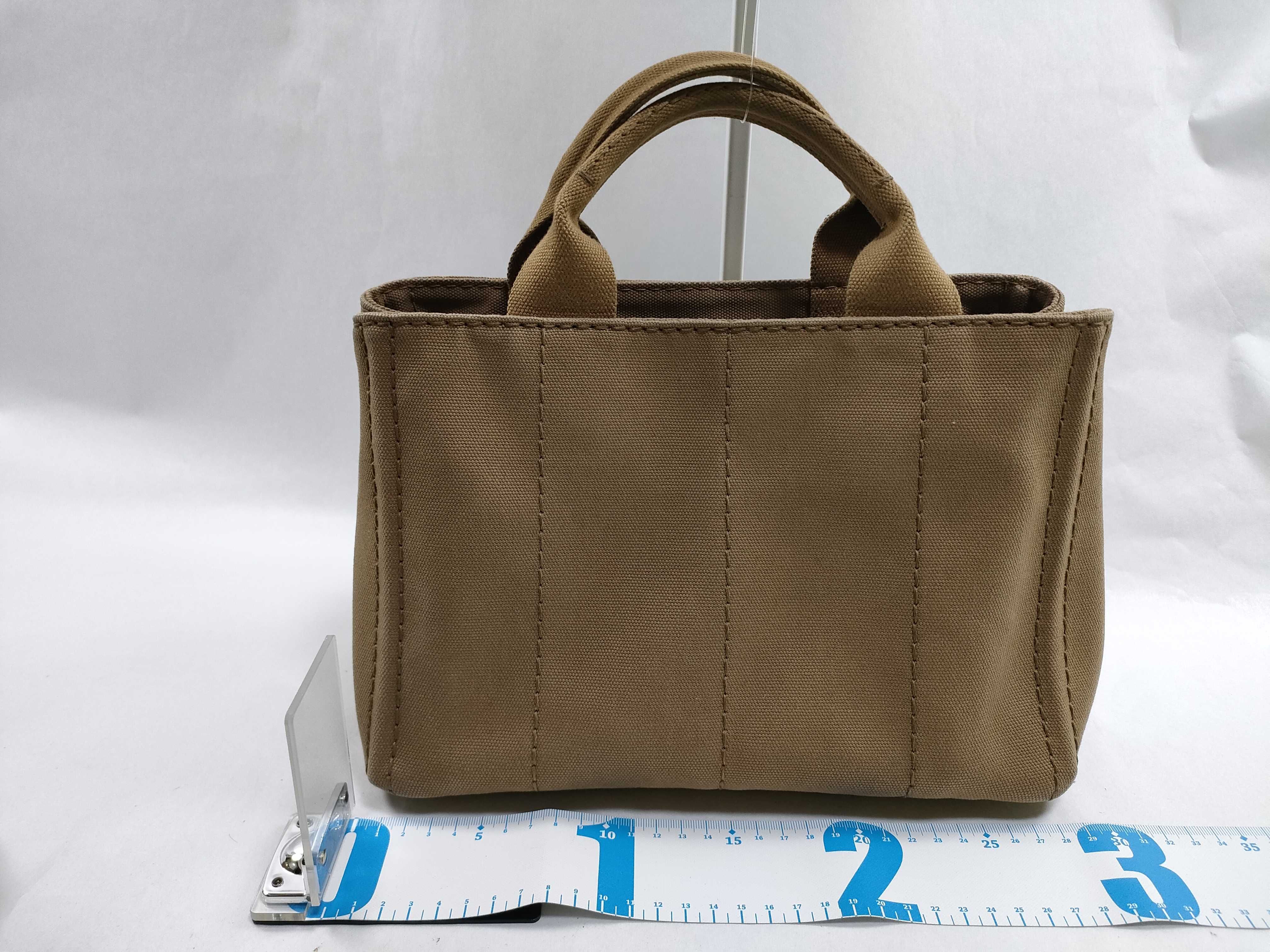 Canapa Canvas 2-Way Handbag, Brown, B2439G (Handbag) — view 2