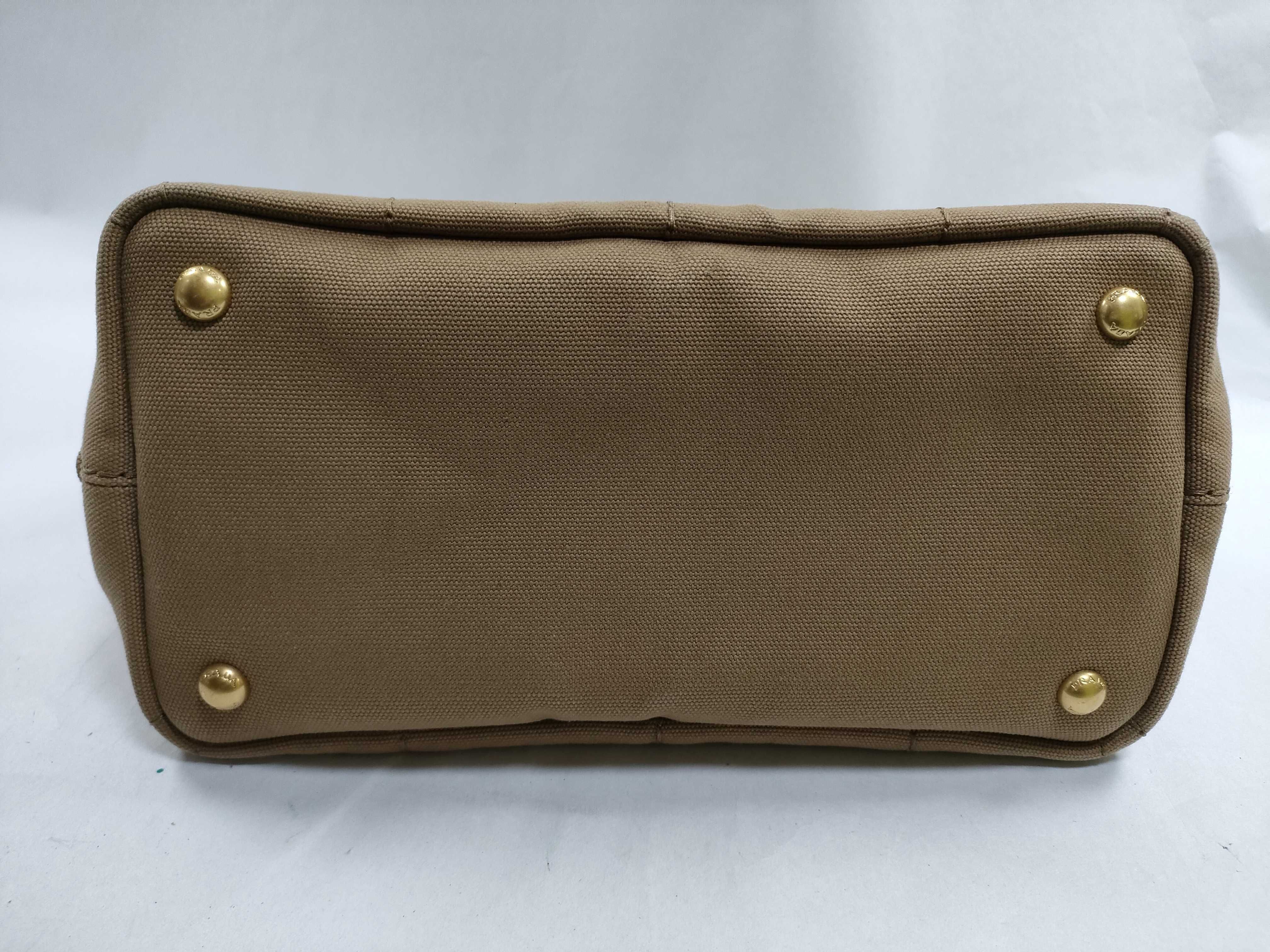 Canapa Canvas 2-Way Handbag, Brown, B2439G (Handbag) — view 7