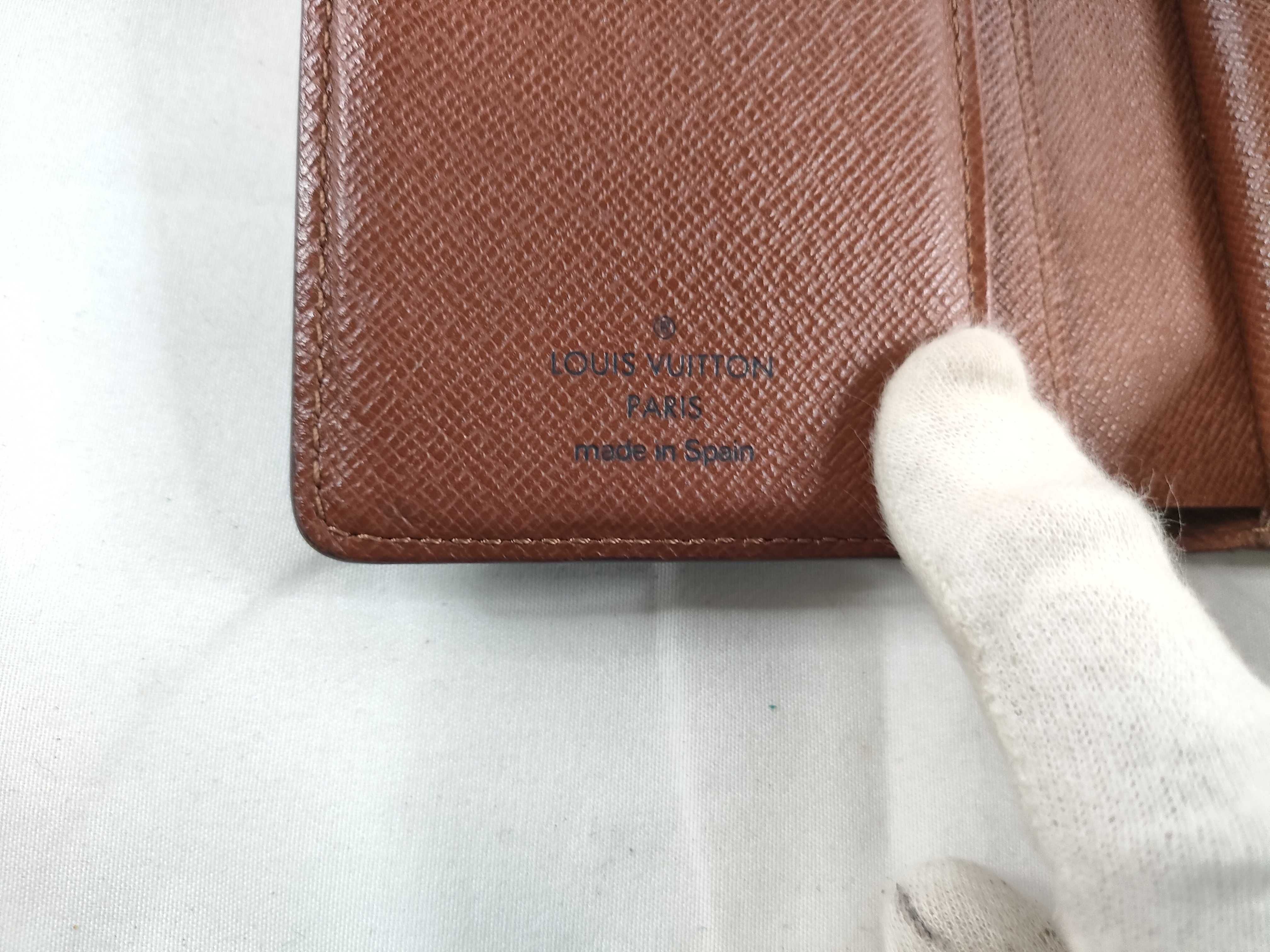 Monogram Louis Vuitton Monogram Folding Wallet — view 9
