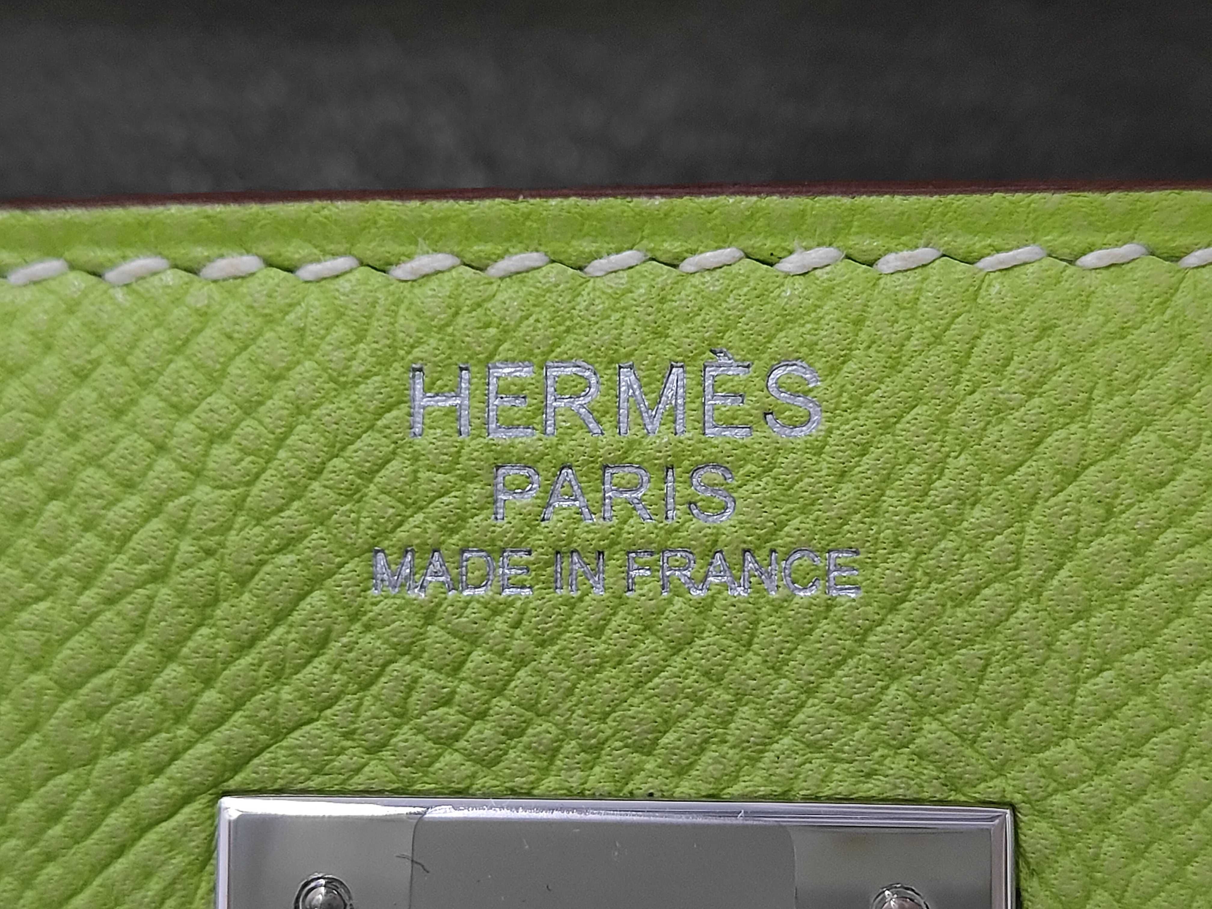 Kelly 32 Light Green with Silver Hardware O Bag — view 9