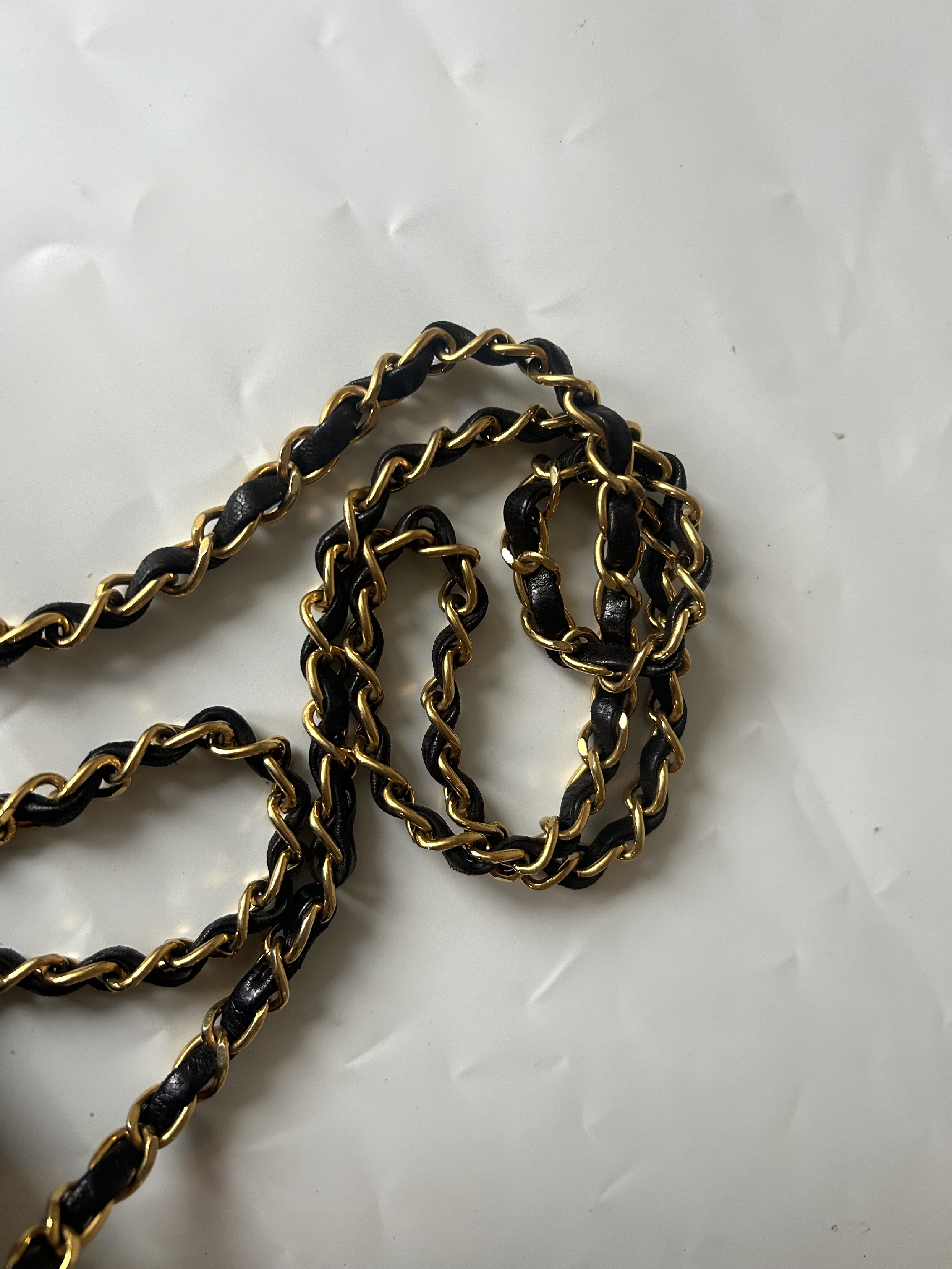 Matelassé Chain Lambskin Shoulder Bag — view 6