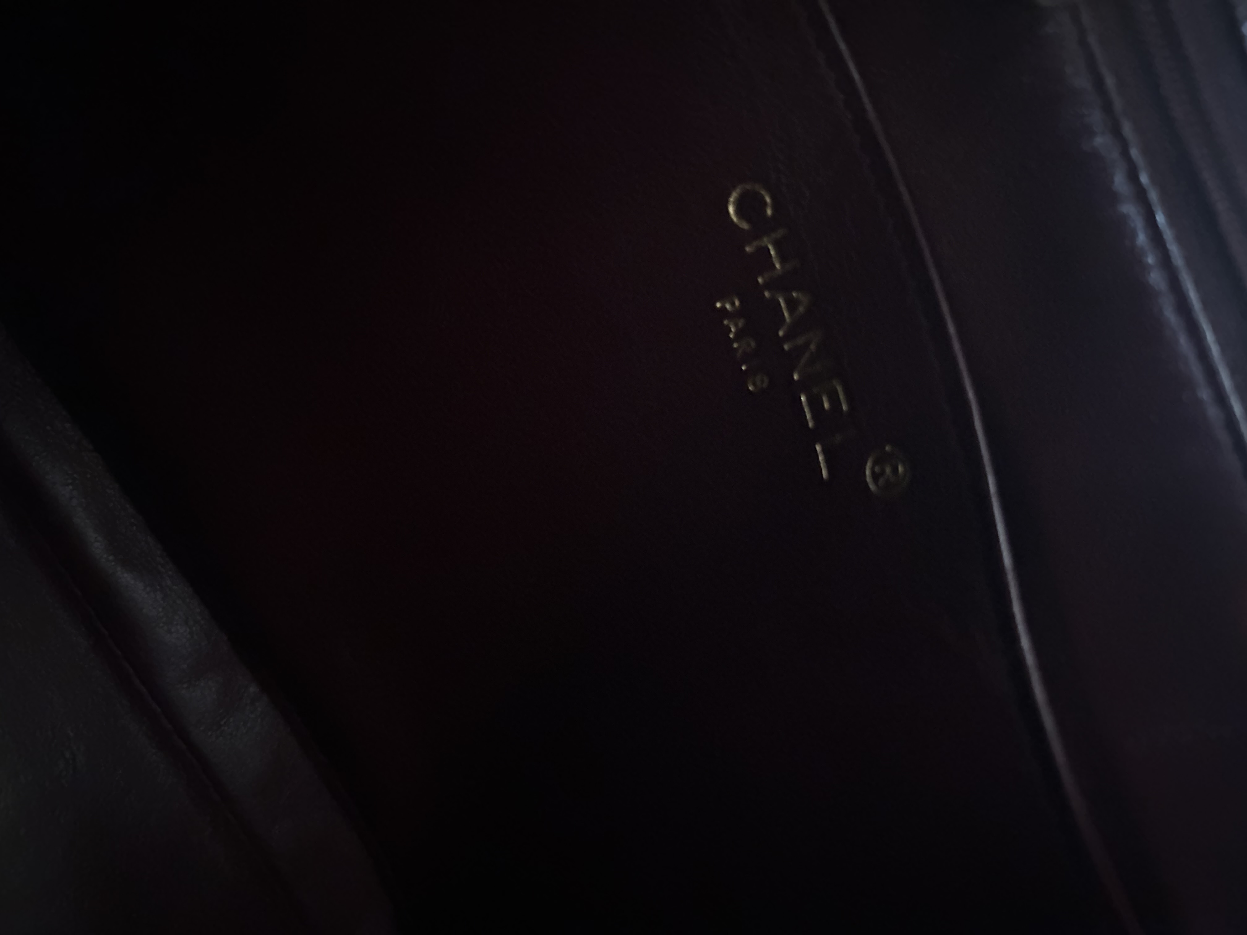Matelassé Chain Lambskin Shoulder Bag — view 9