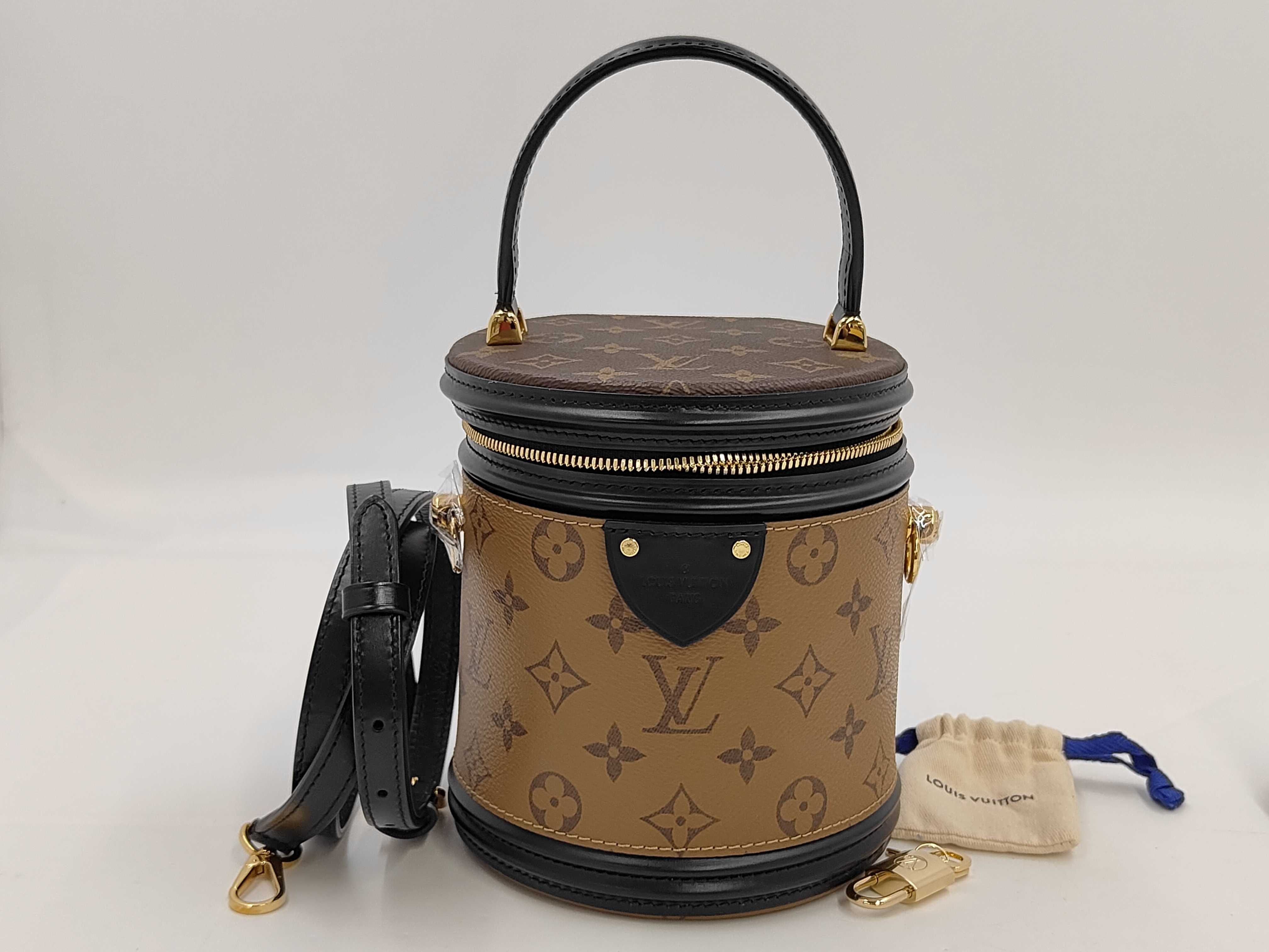 Cannes Monogram Reverse Shoulder Bag