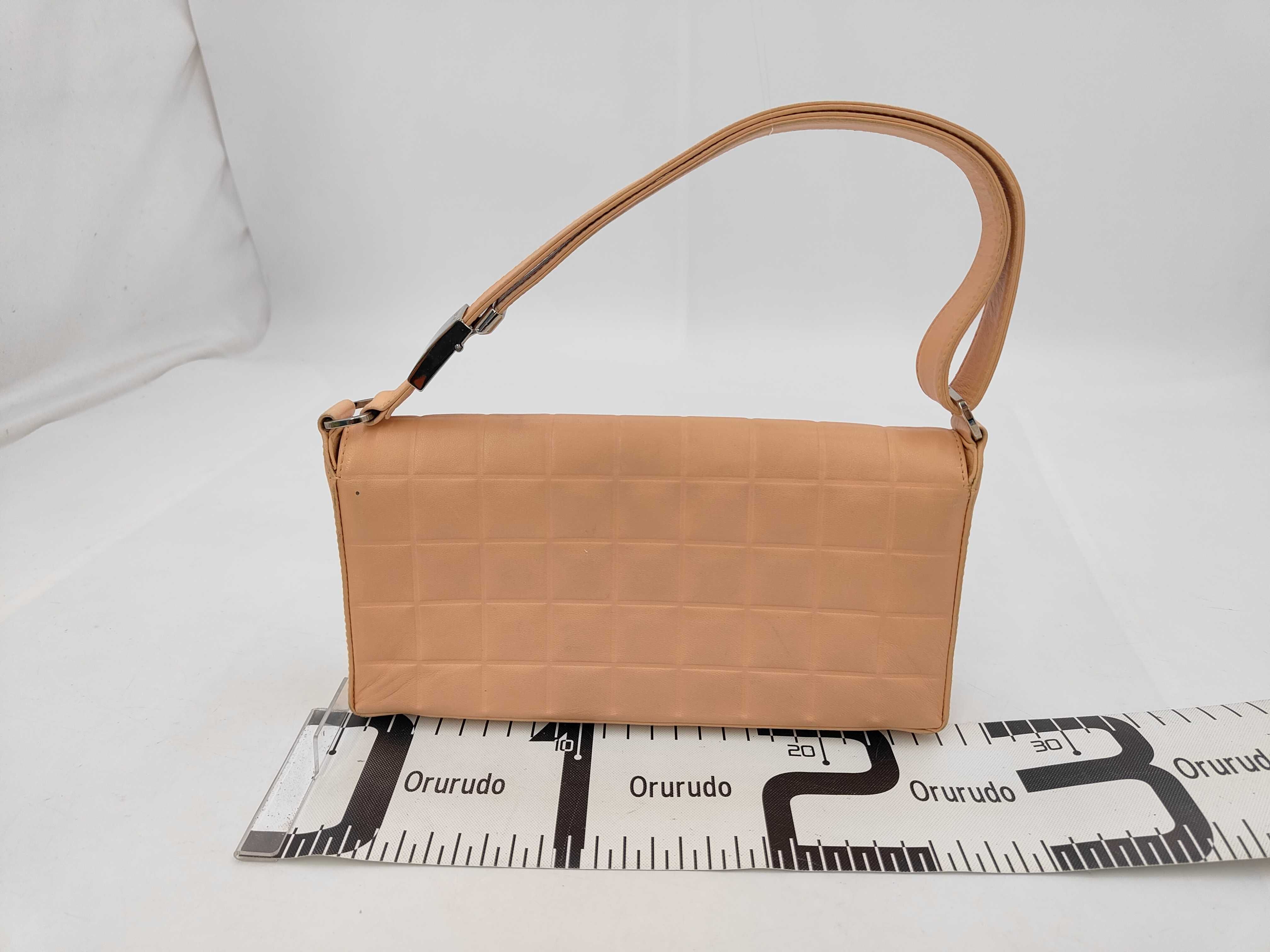 Chocolate Bar Shoulder Bag, Pink Lambskin Bag — view 2
