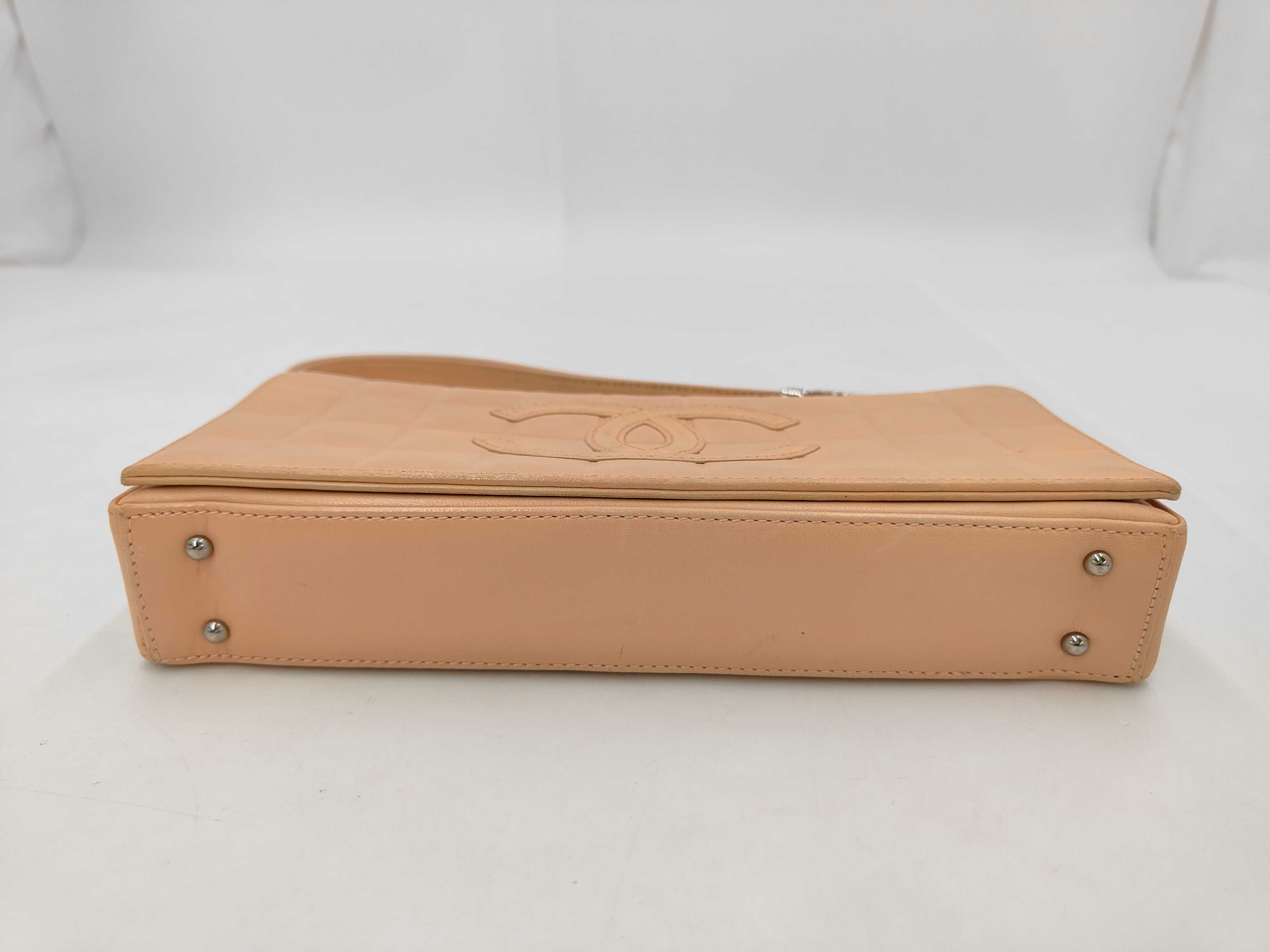 Chocolate Bar Shoulder Bag, Pink Lambskin Bag — view 3