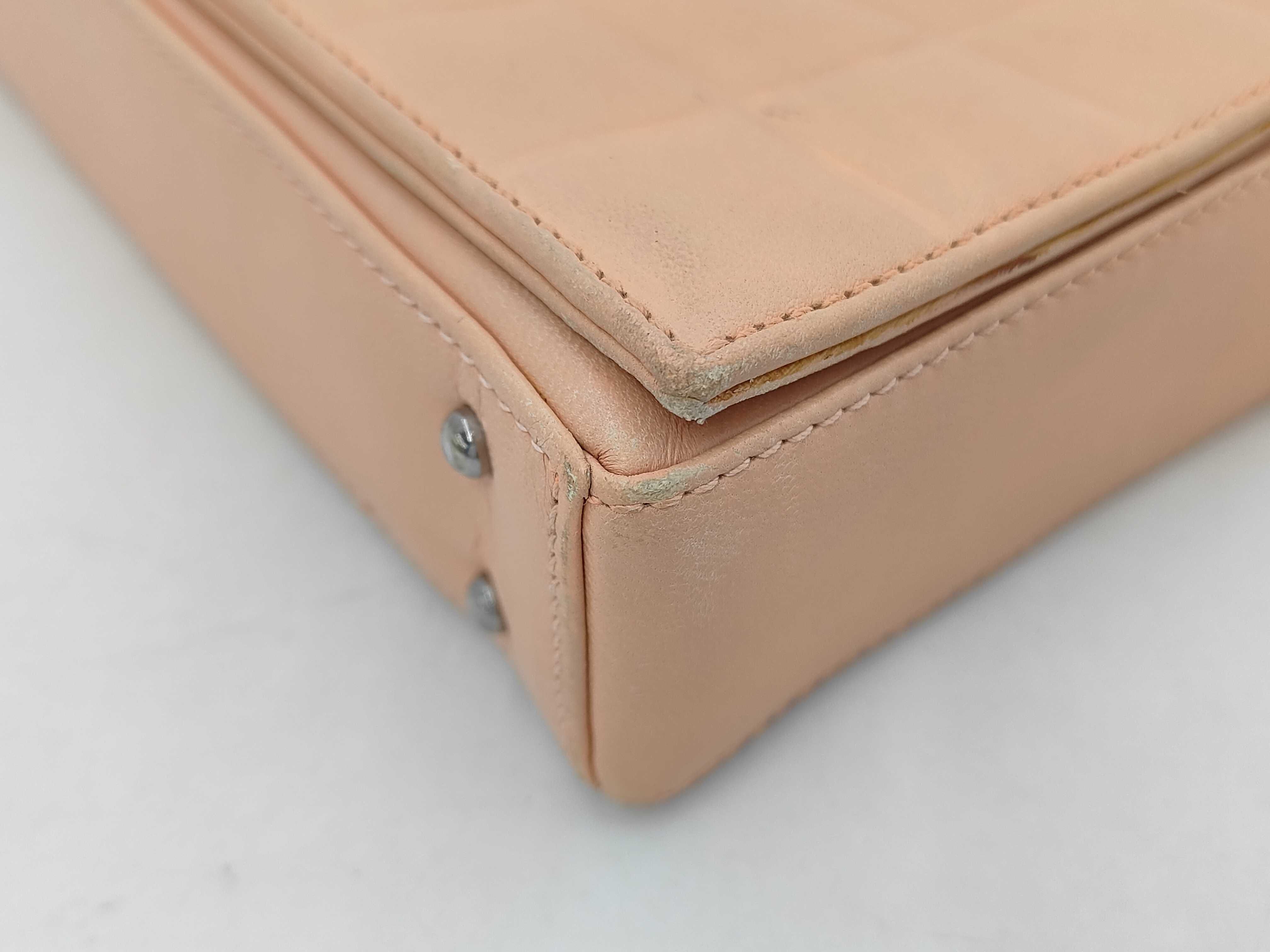 Chocolate Bar Shoulder Bag, Pink Lambskin Bag — view 4