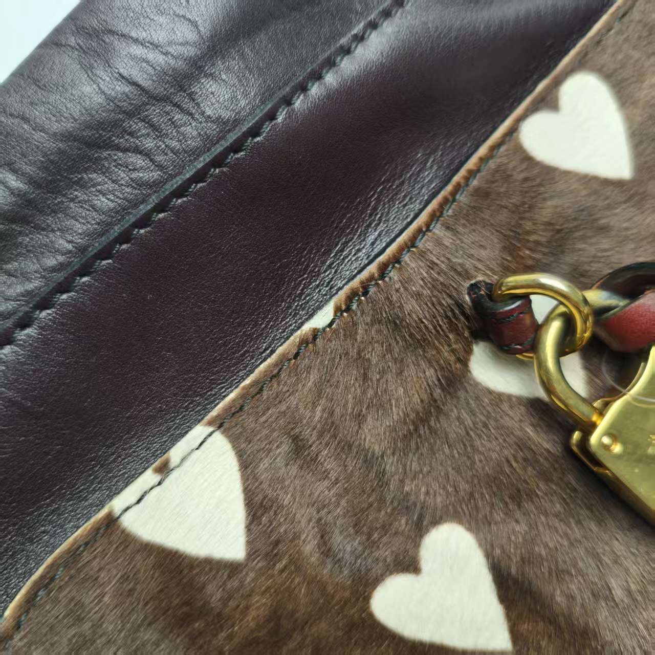 【*Shipped from: China*】BURBERRY Pony Hair Shoulder Bag — view 12