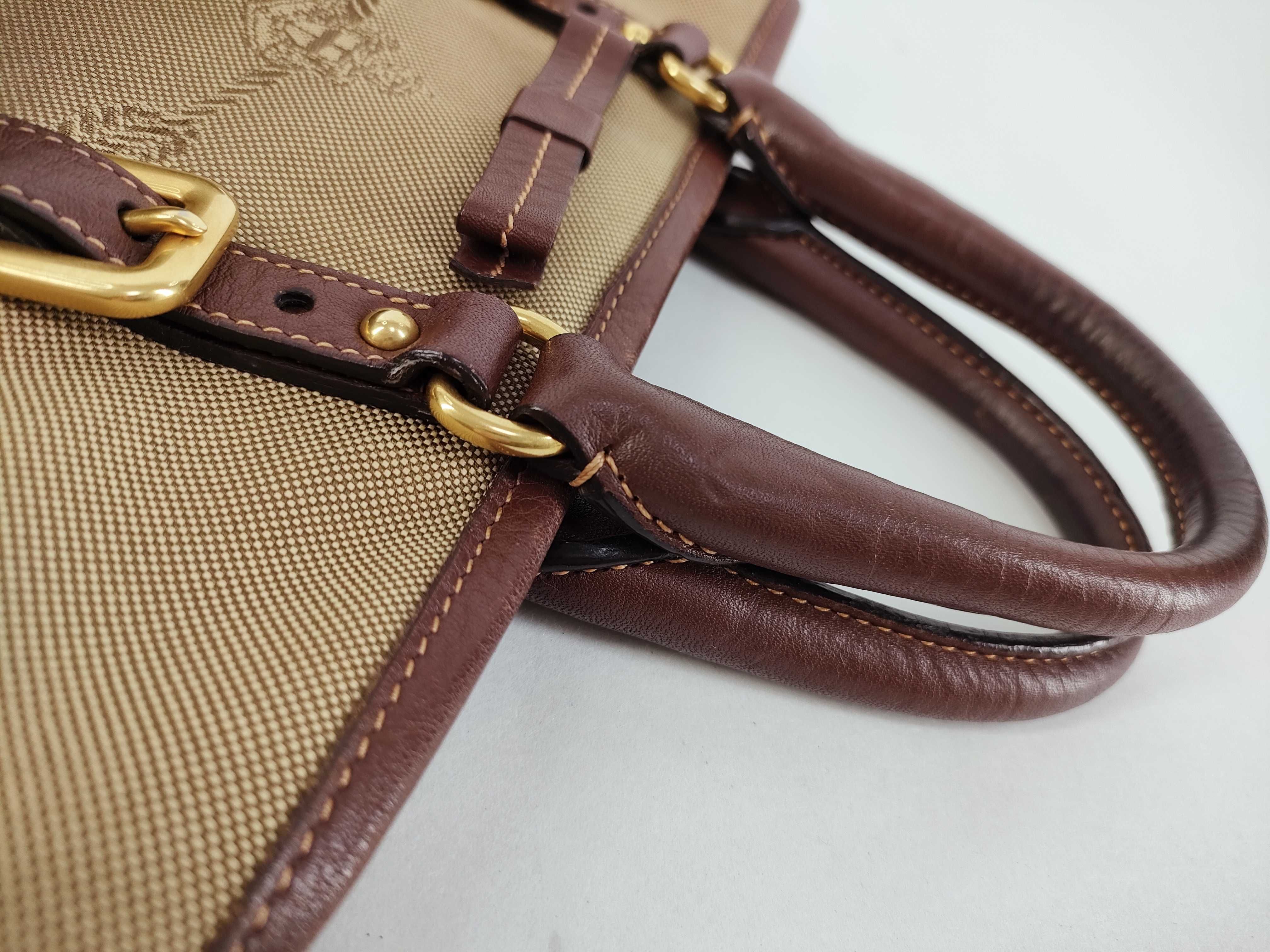 Logo Jacquard Ribbon Tote Handbag — view 5