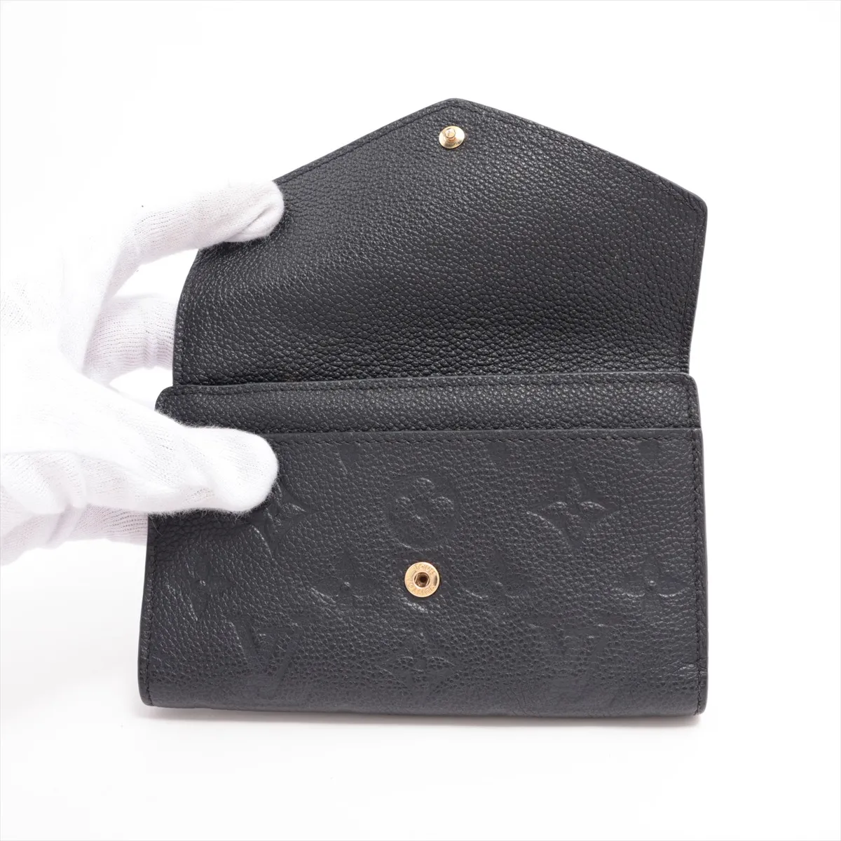 Empreinte Portefeuille Curieuse Compact M60568 SP1165 Noir Compact Wallet — view 3