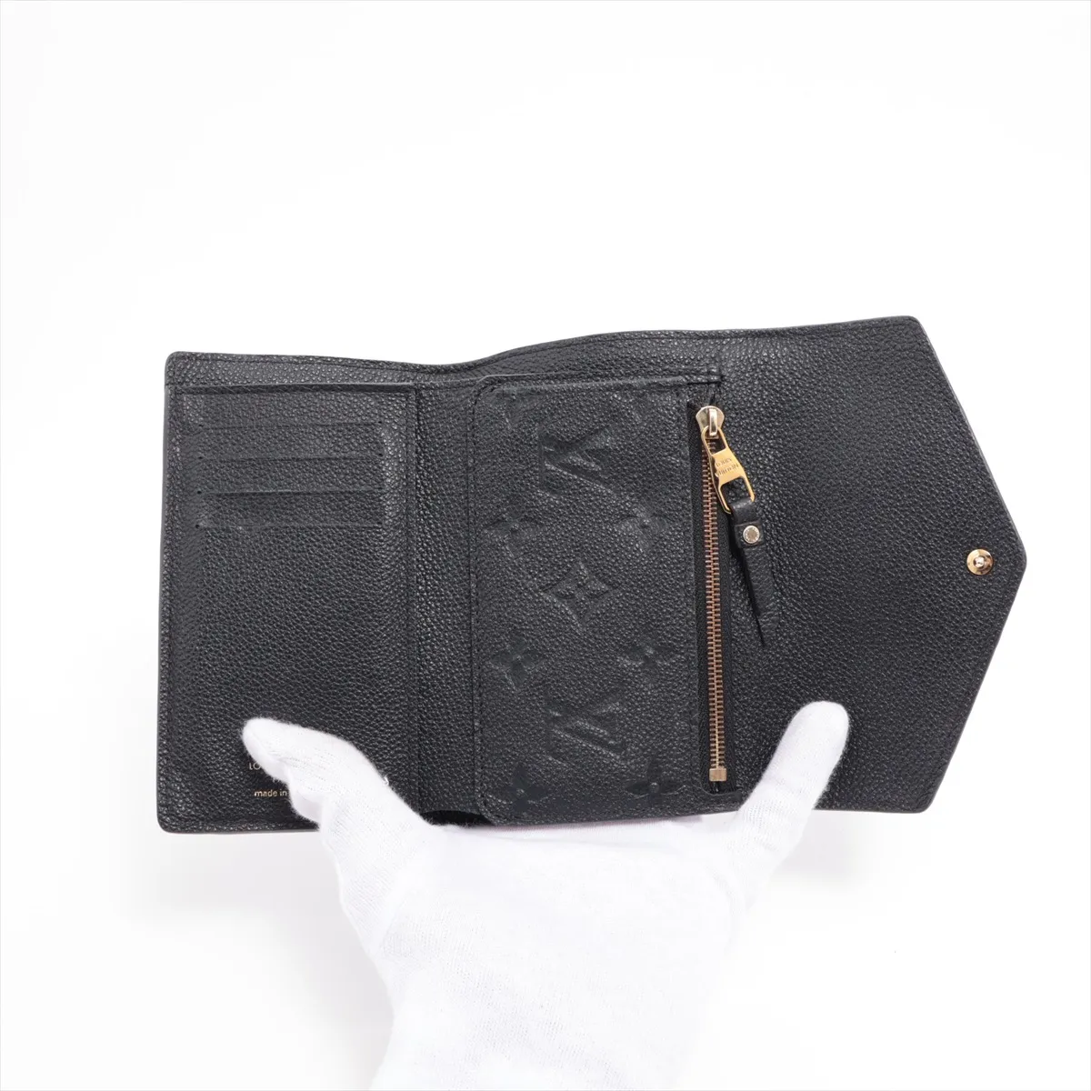 Empreinte Portefeuille Curieuse Compact M60568 SP1165 Noir Compact Wallet — view 4