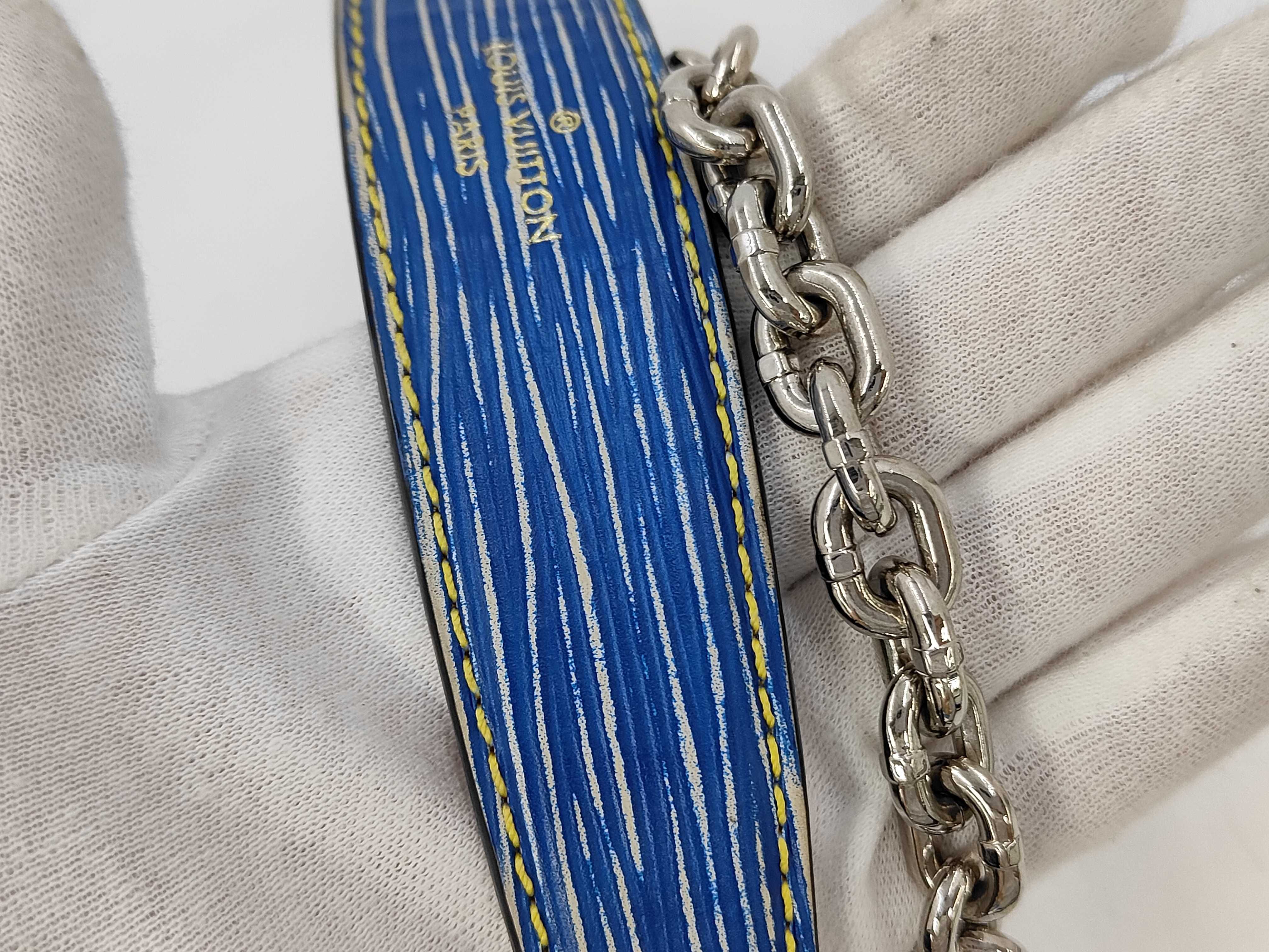 Epi Louis Vuitton Twist MM Epi Denim M50271 Shoulder Bag — view 6
