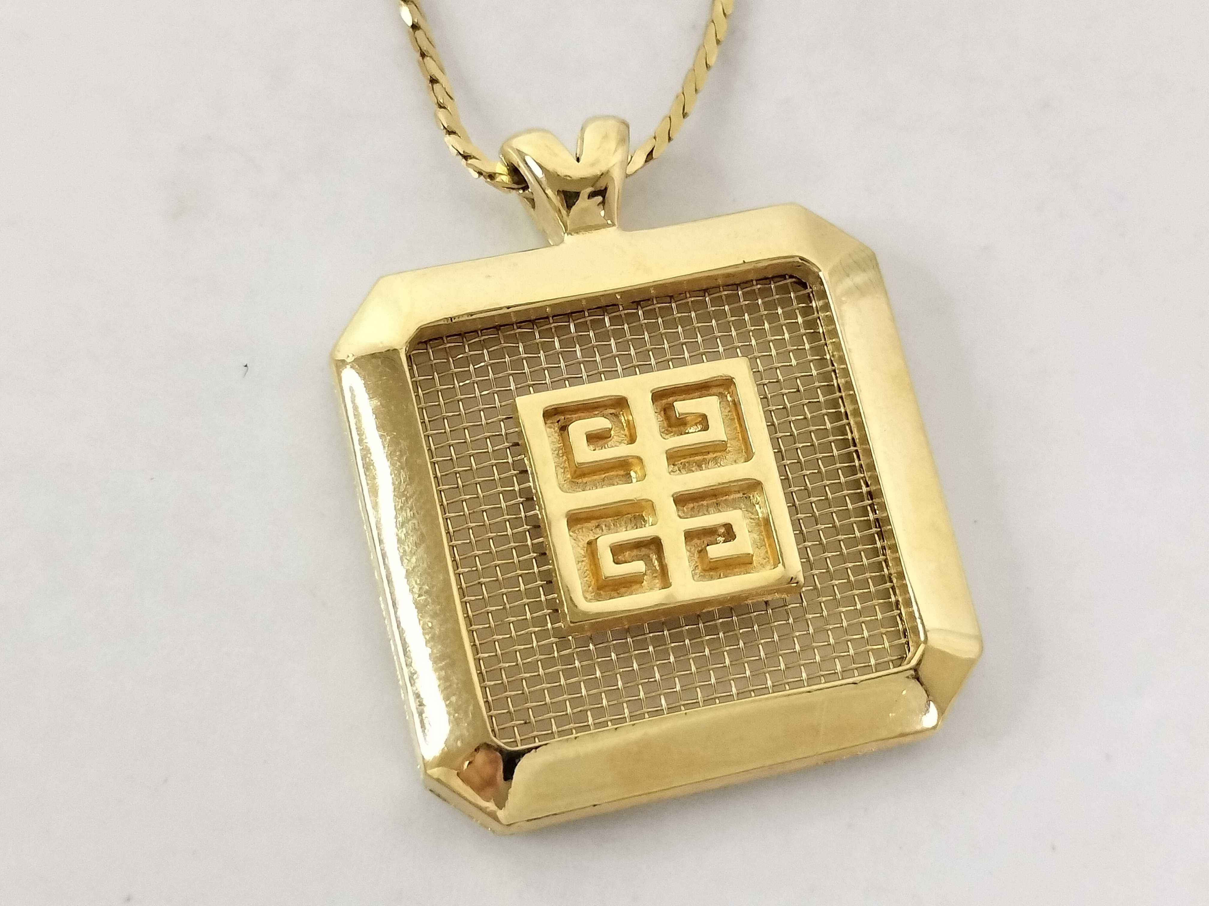 Gold G Logo Necklace — view 2