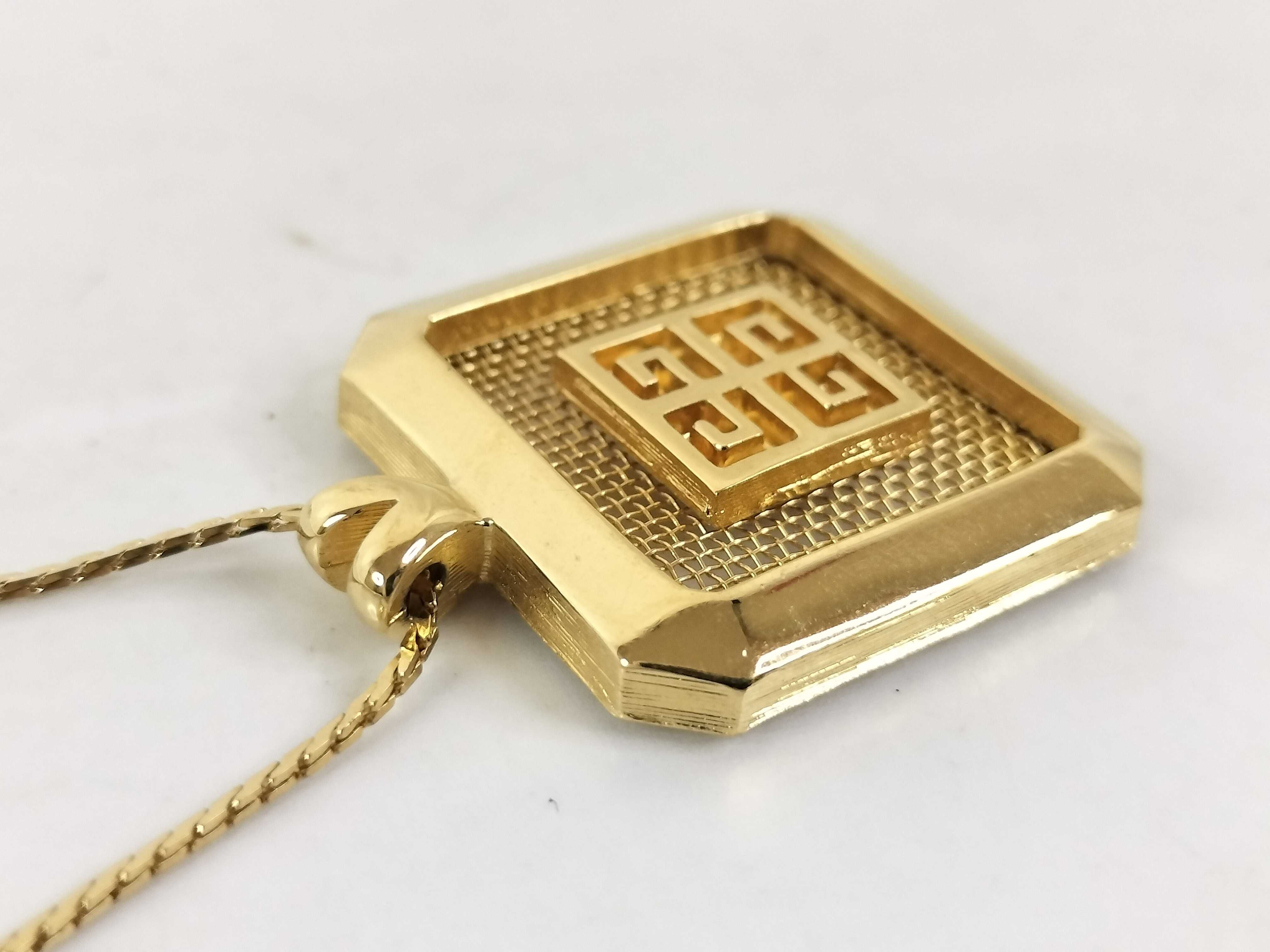 Gold G Logo Necklace — view 4