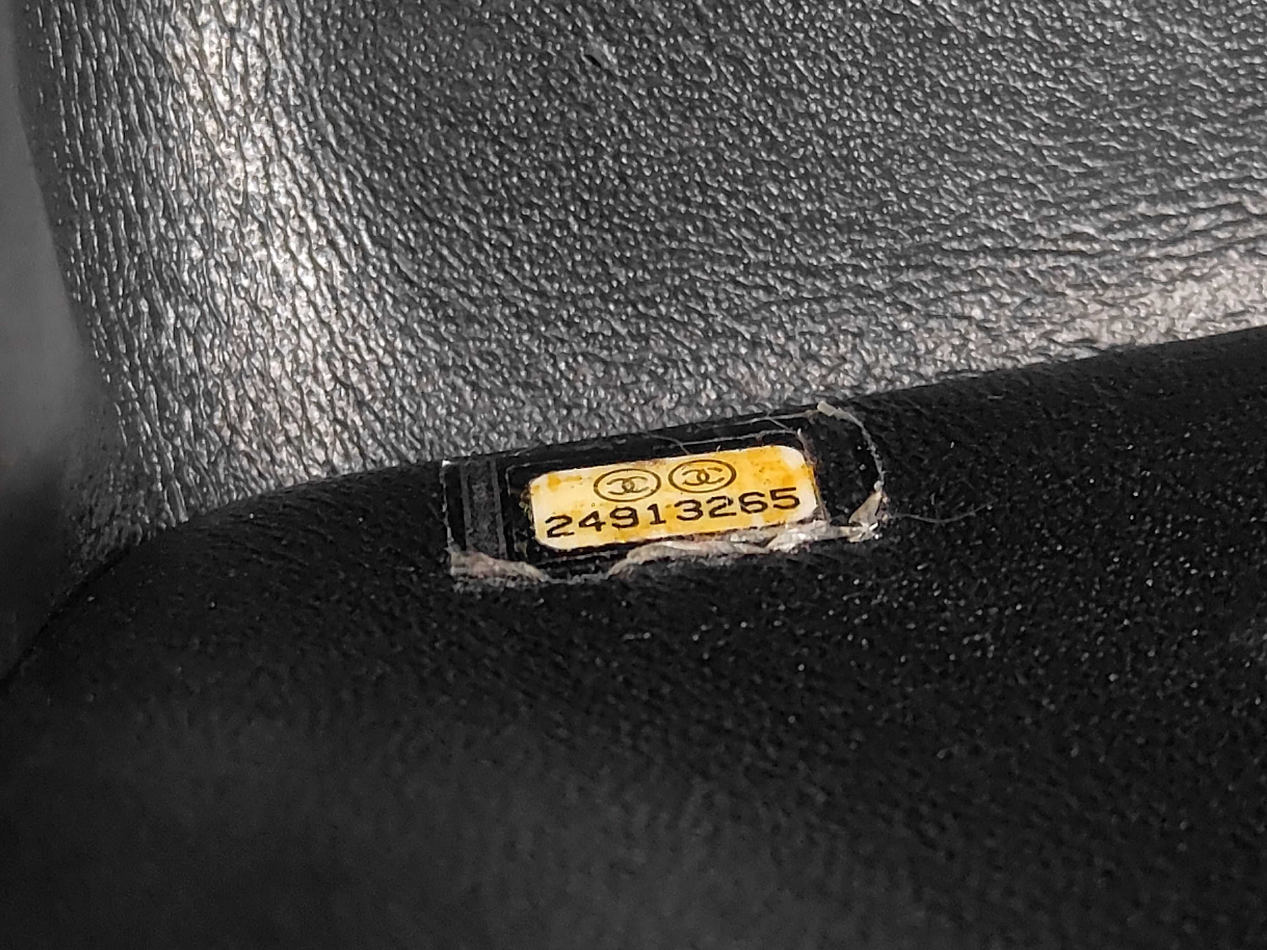 Matelassé 30 Chain Shoulder Bag, Double Flap, Caviar Leather, Black Shoulder Bag — view 13