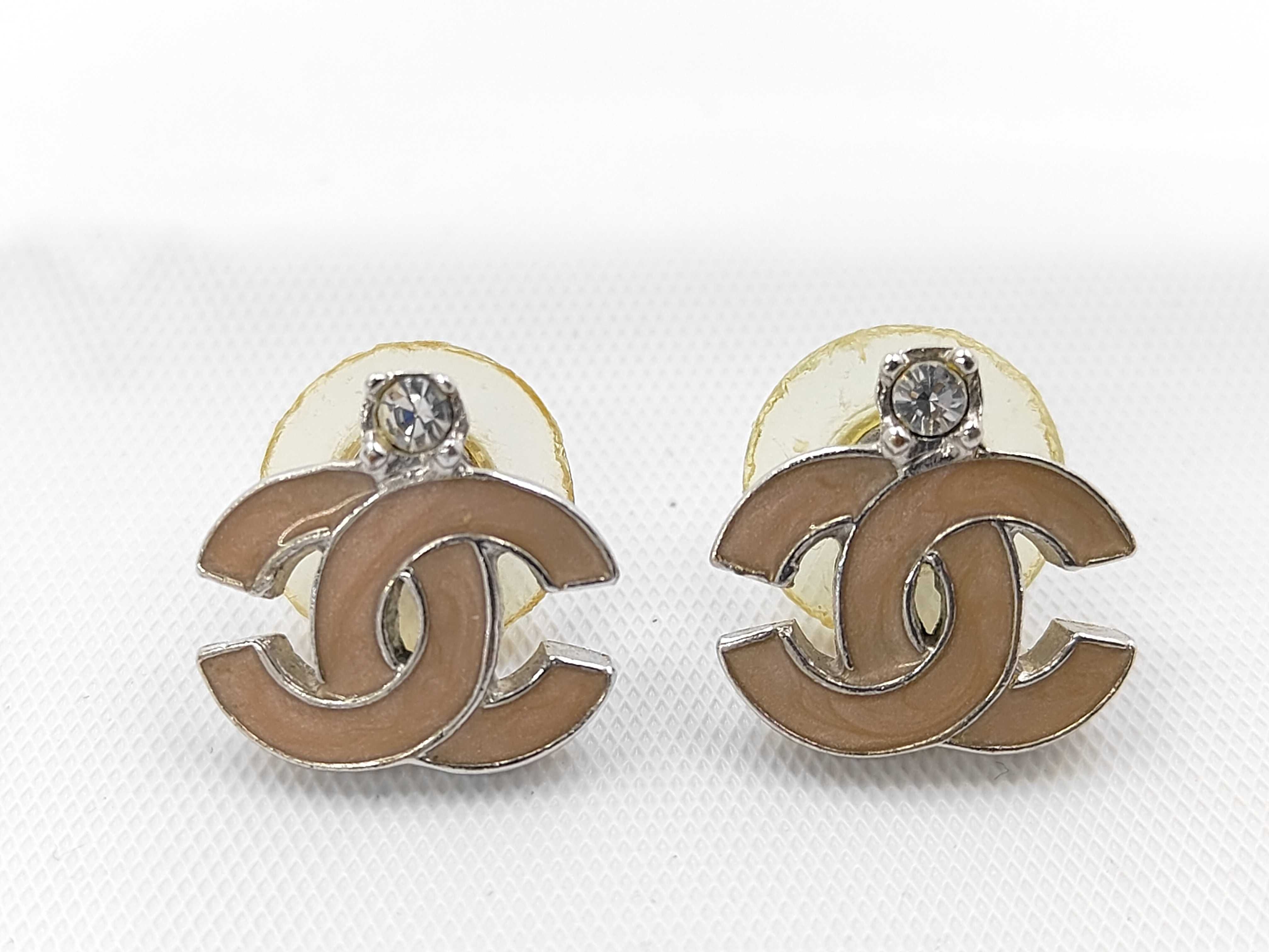 Coco Mark Beige Earrings