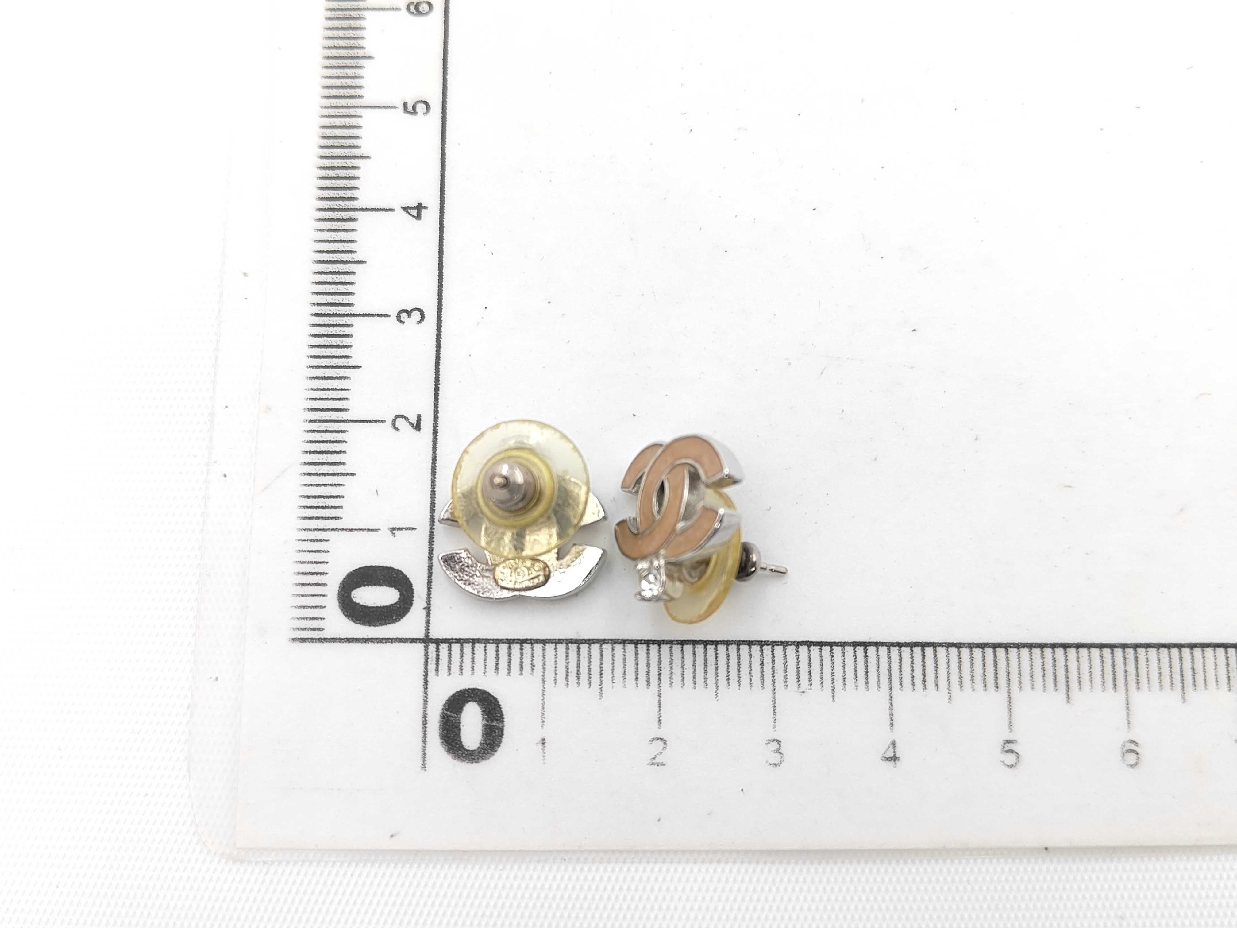 Coco Mark Beige Earrings — view 6