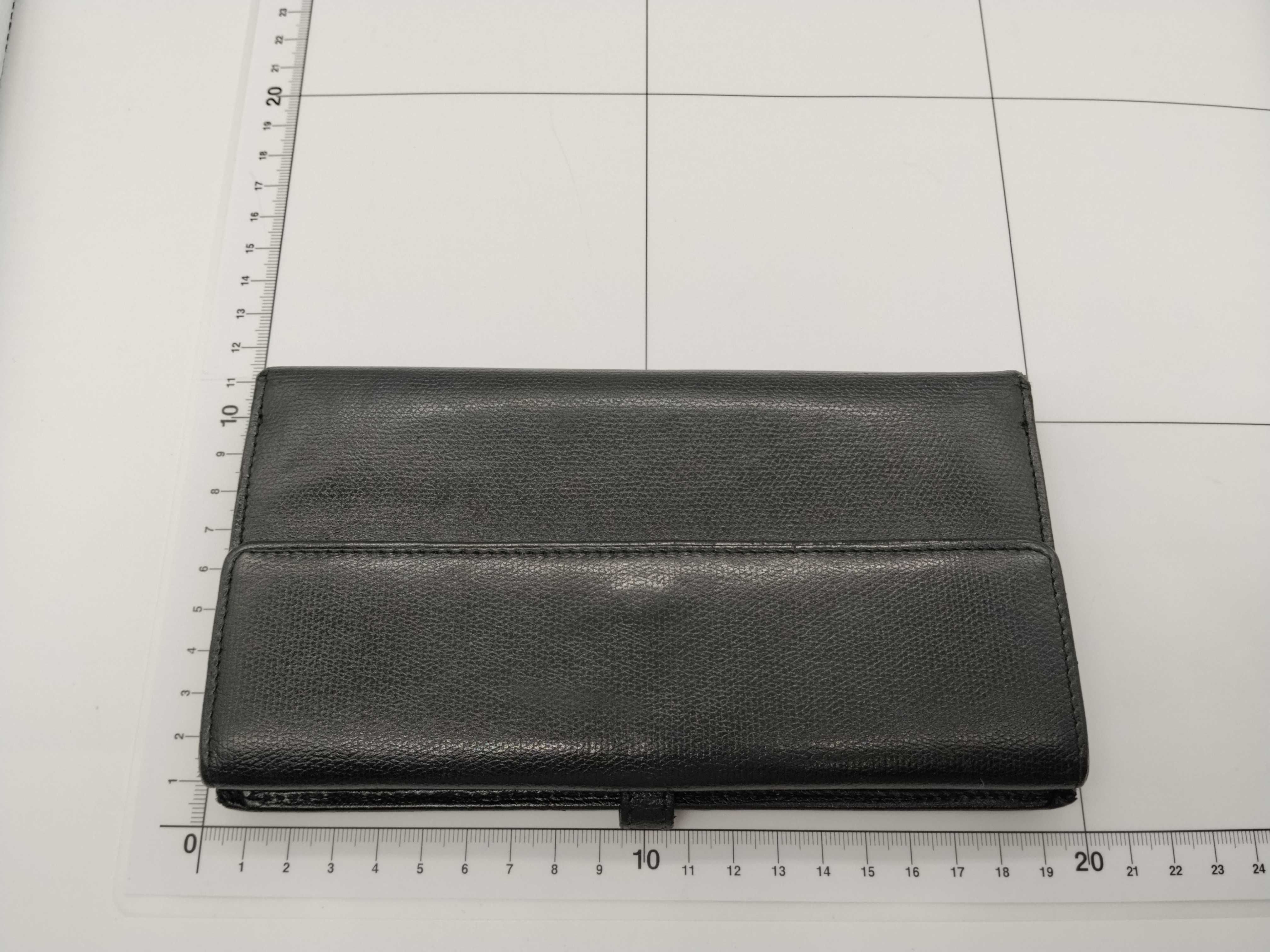Coco Button Double Snap Long Wallet, Black — view 2