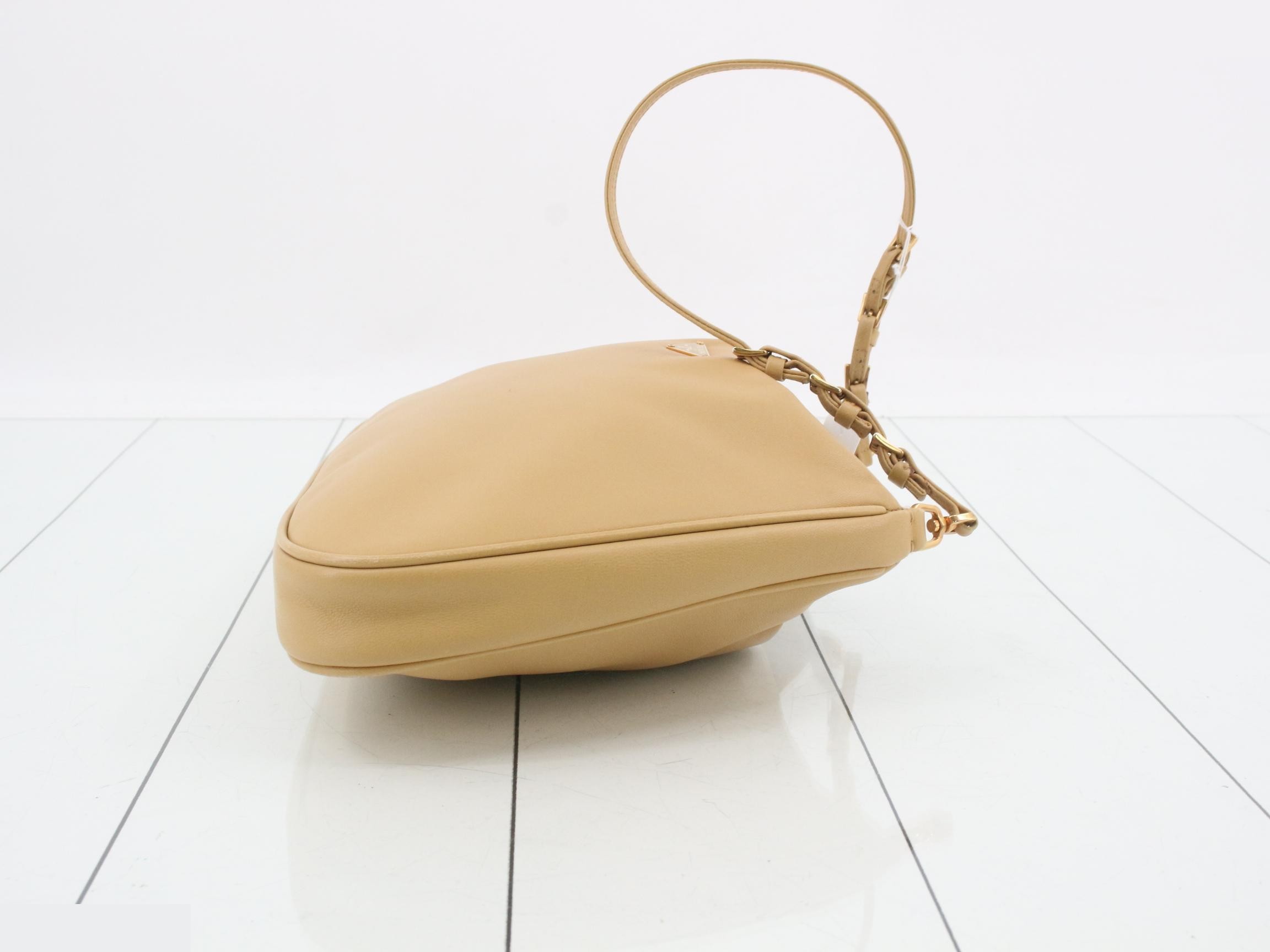 Nappa leather one-shoulder bag — view 3