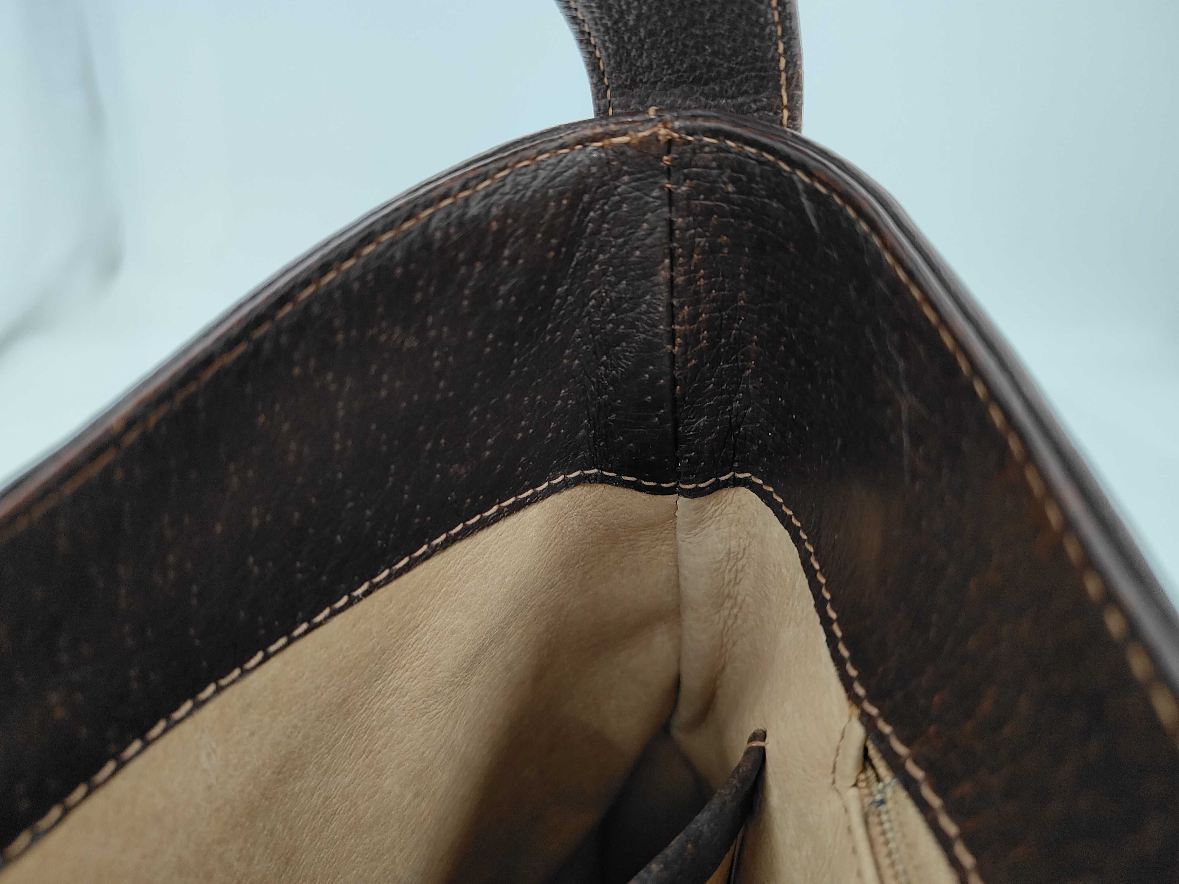 Logo Sherry Leather Shoulder Bag — view 12