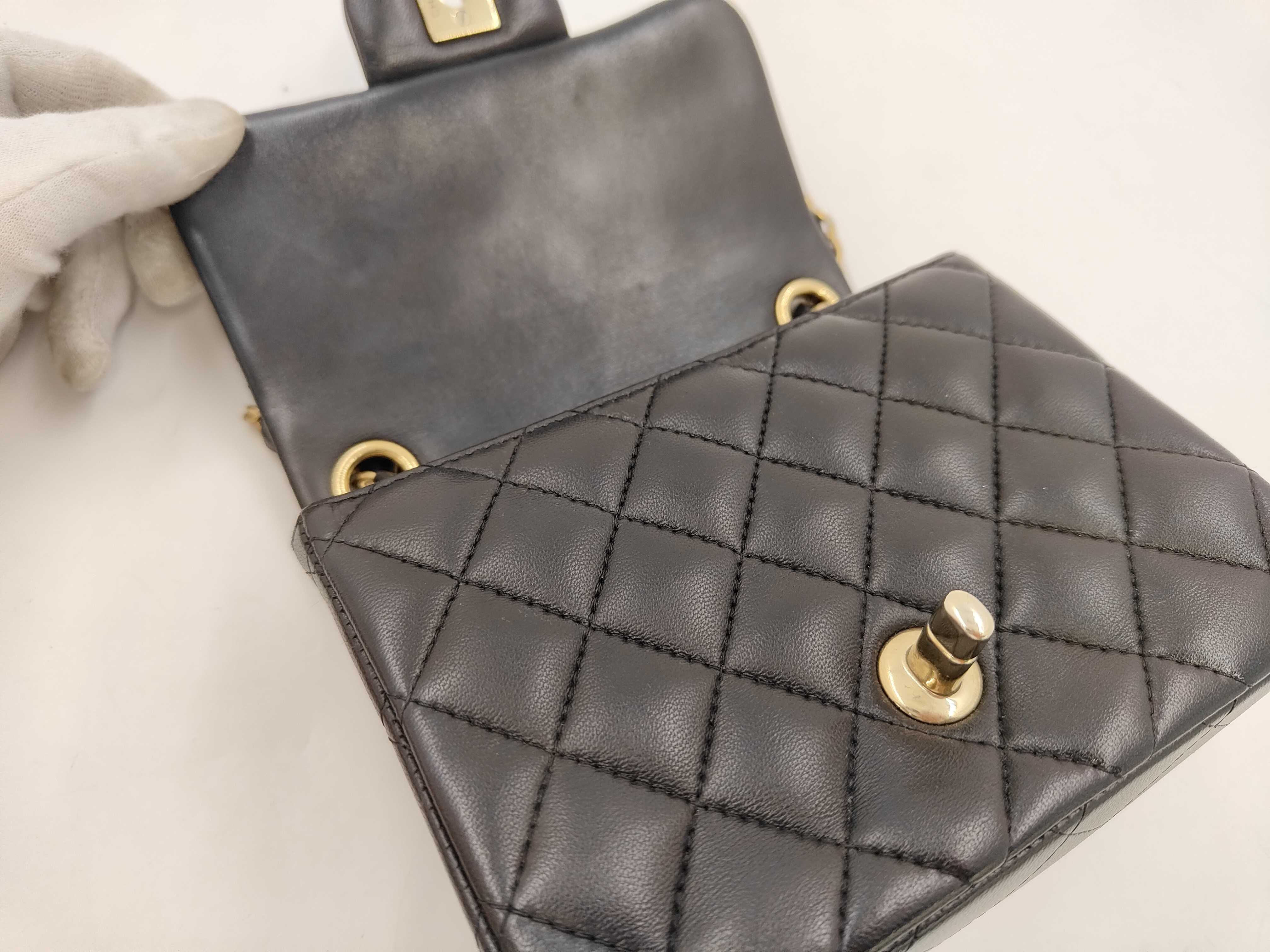 Mini Matelassé Lambskin Shoulder Bag — view 7