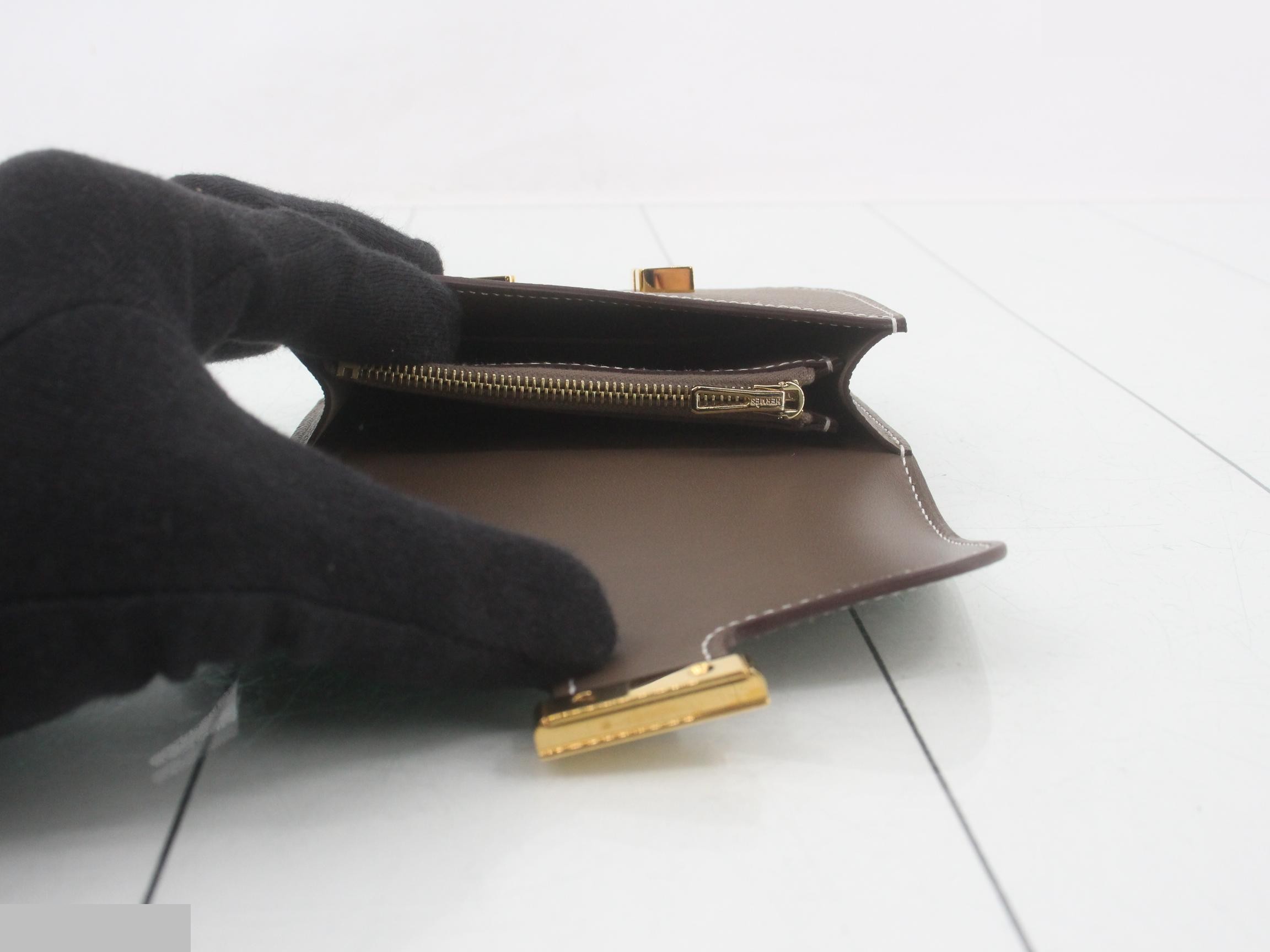 Constance Slim Veau Epsom Compact Wallet — view 4