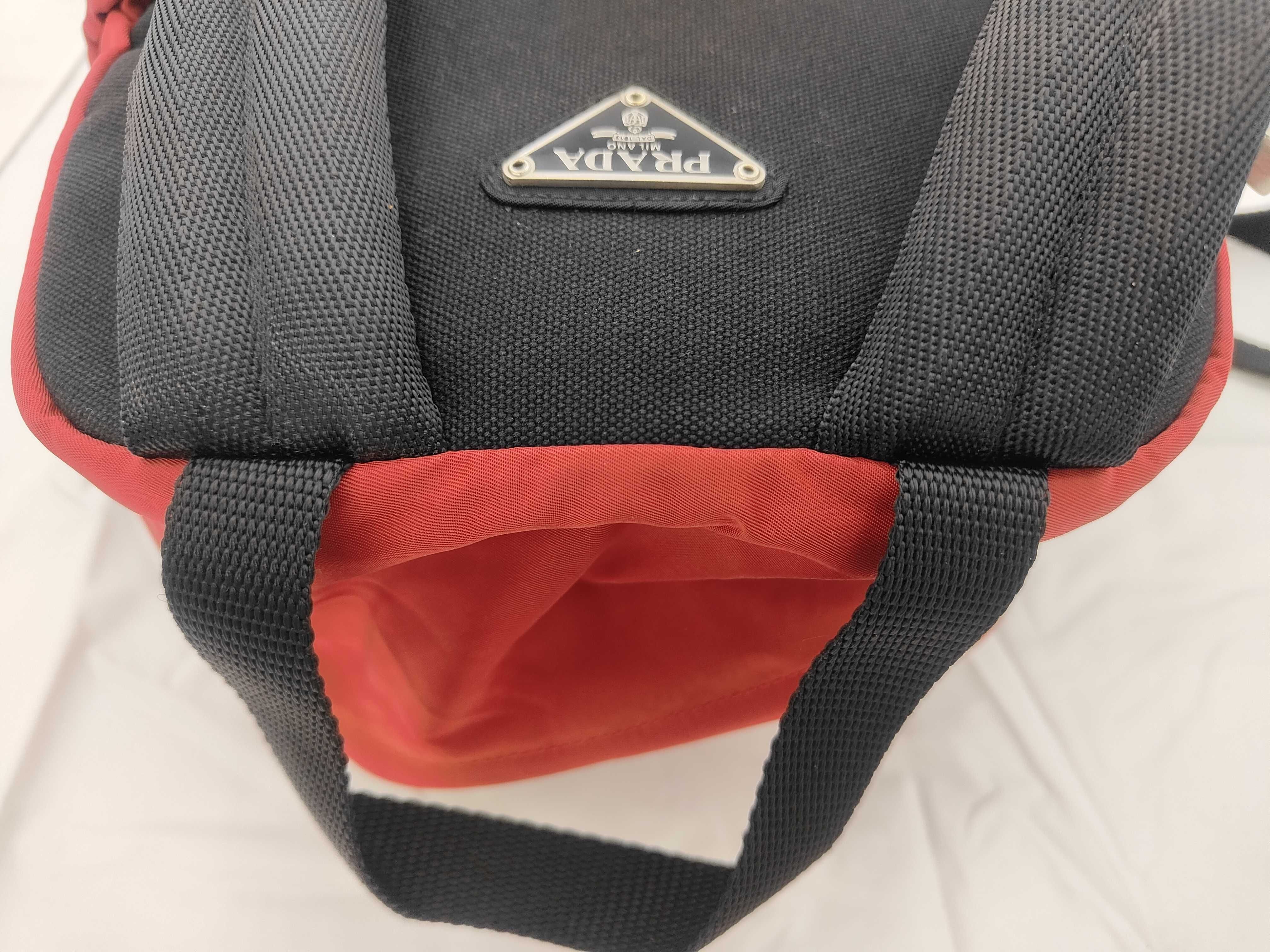 Nylon Backpack Red Bag — view 5