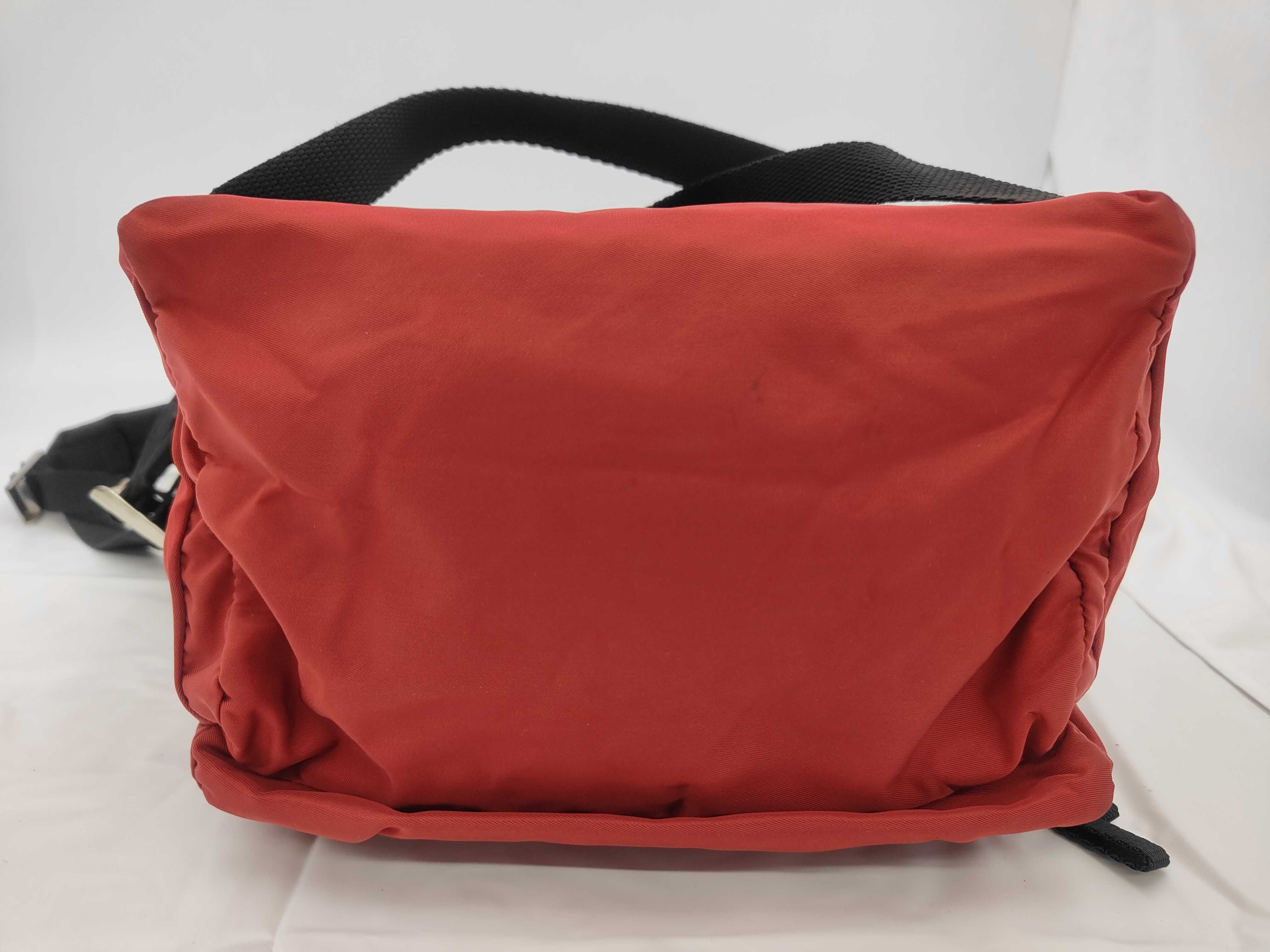 Nylon Backpack Red Bag — view 7
