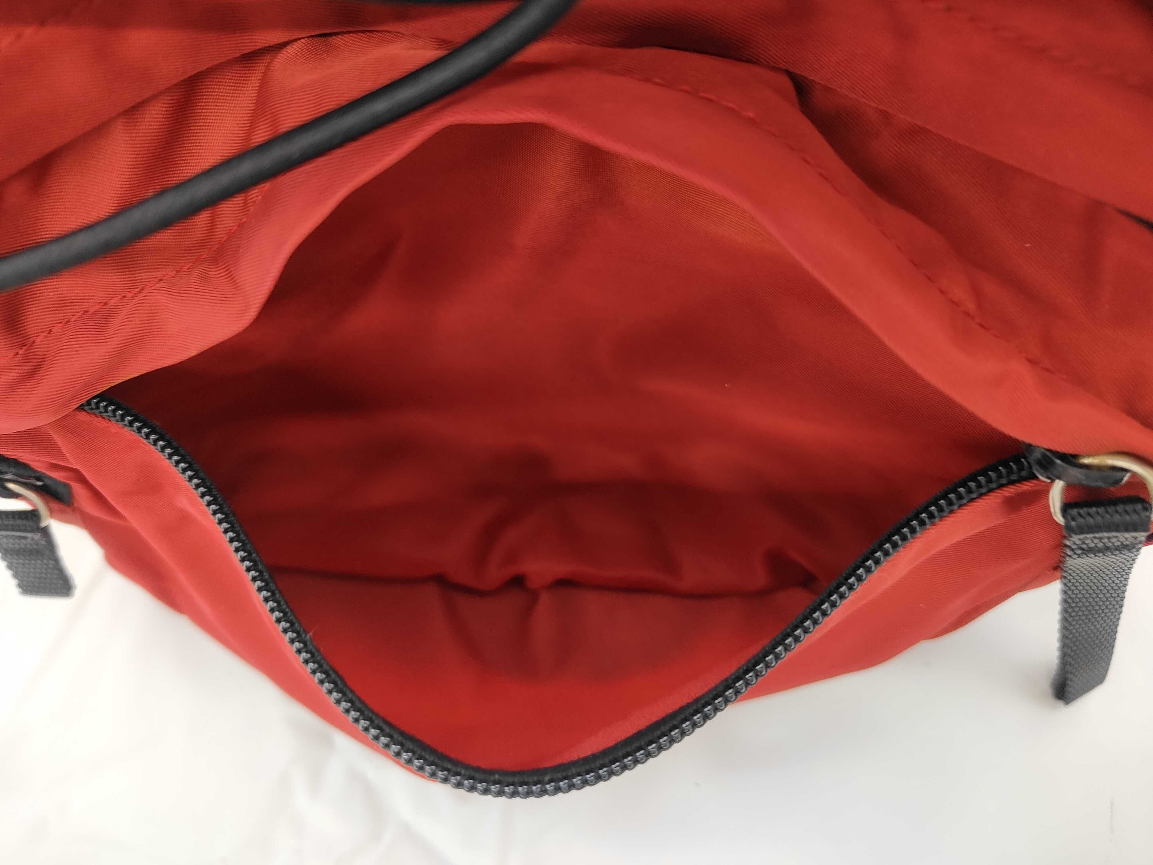 Nylon Backpack Red Bag — view 9