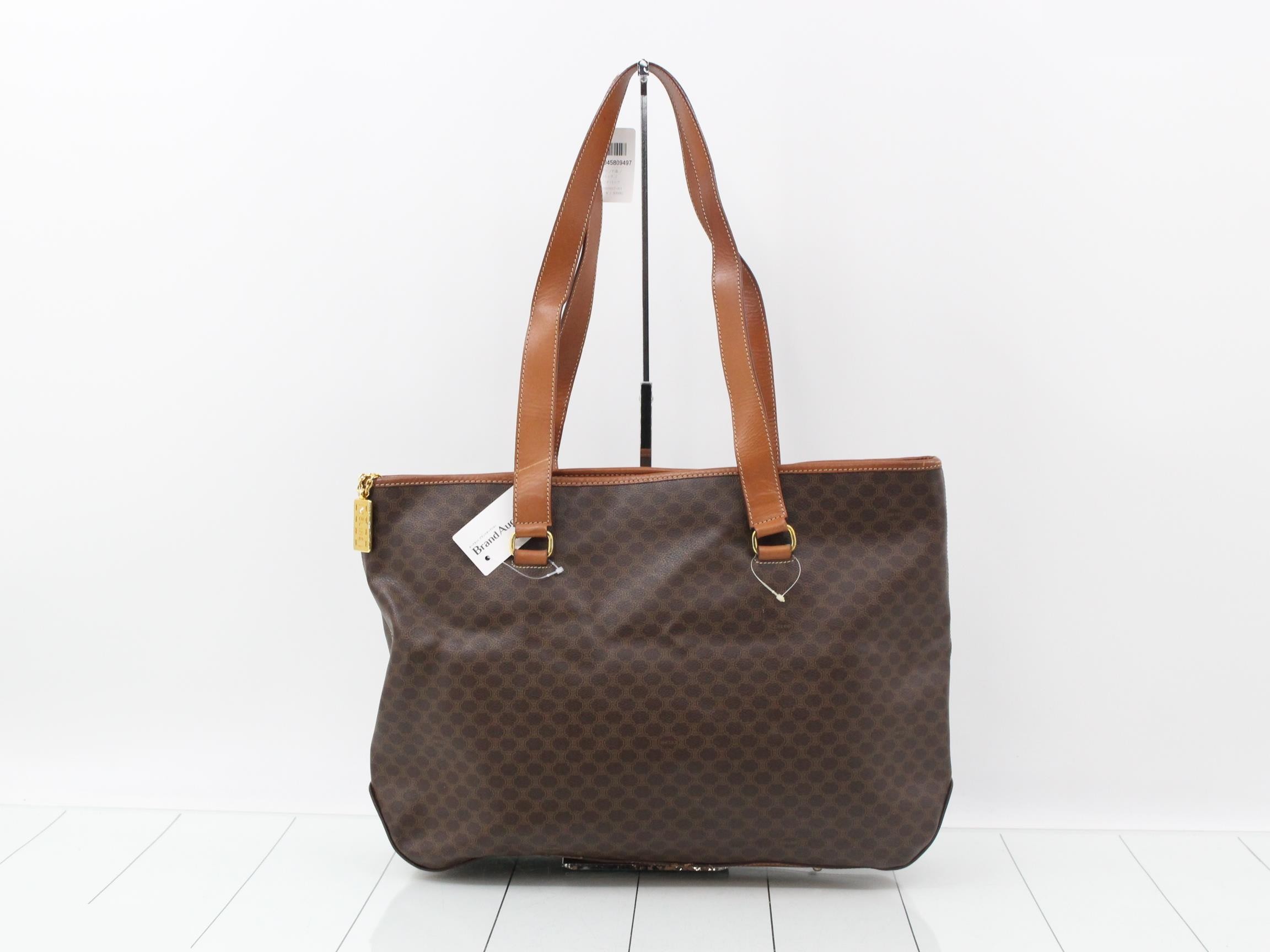 Macadam pattern tote bag