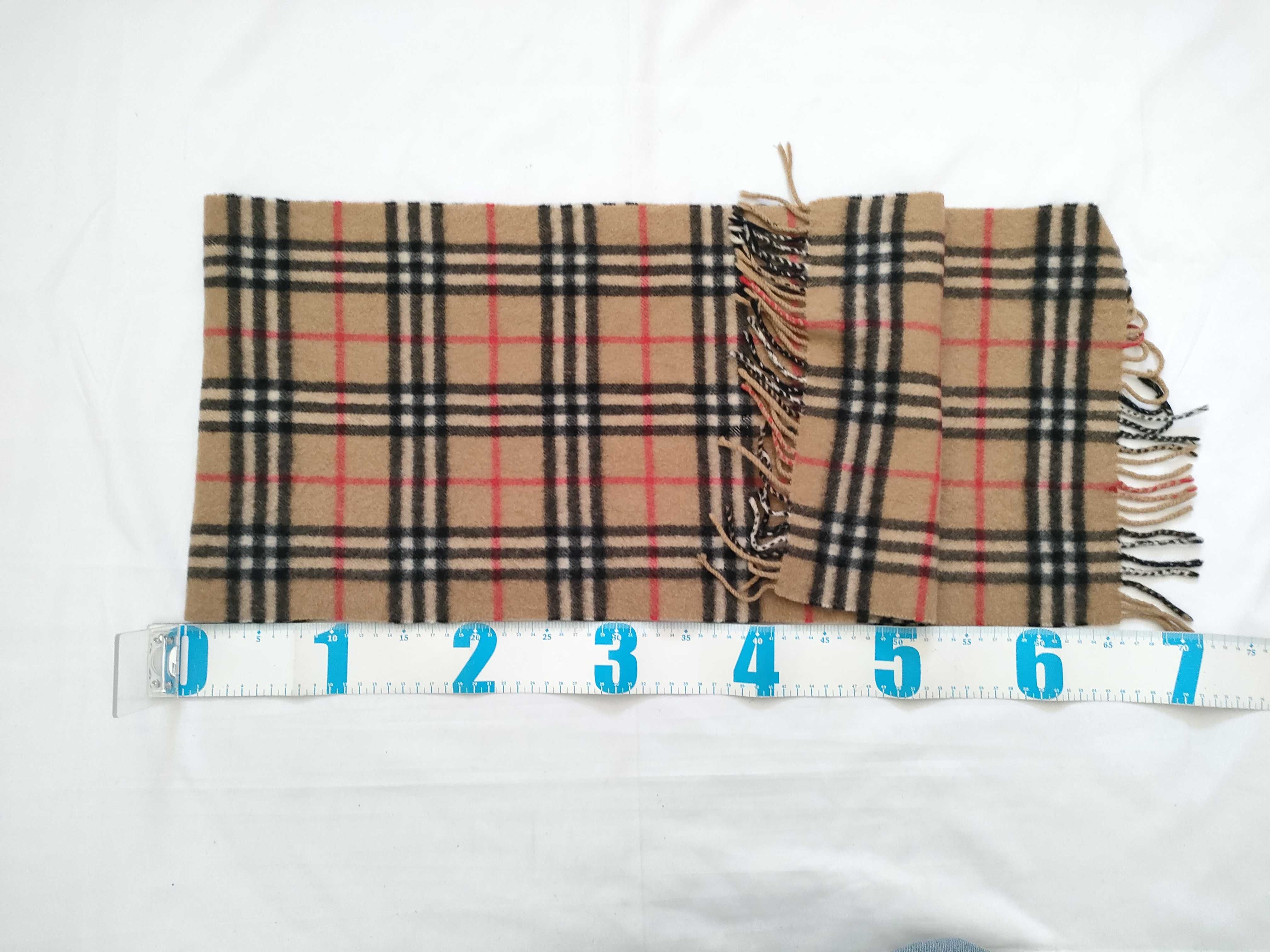 100% Cashmere Scarf, Nova Check Pattern, and other accessories. — view 2