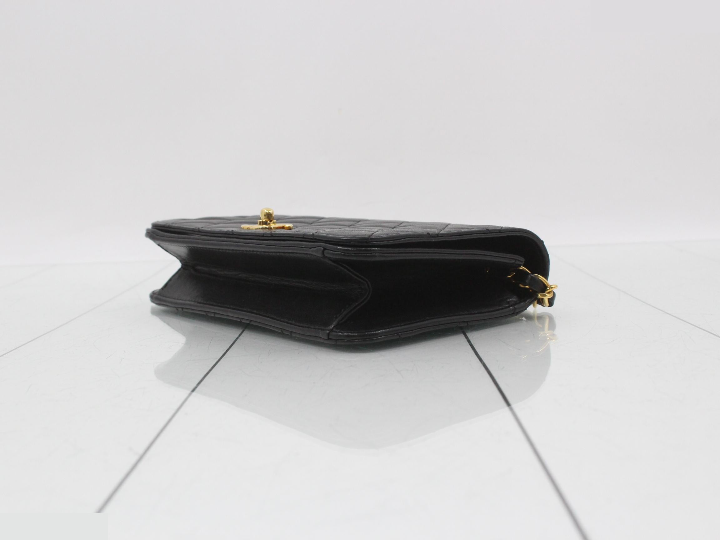 Mini Matelassé 19 Full Flap Chain Shoulder Bag (Series 10) — view 6