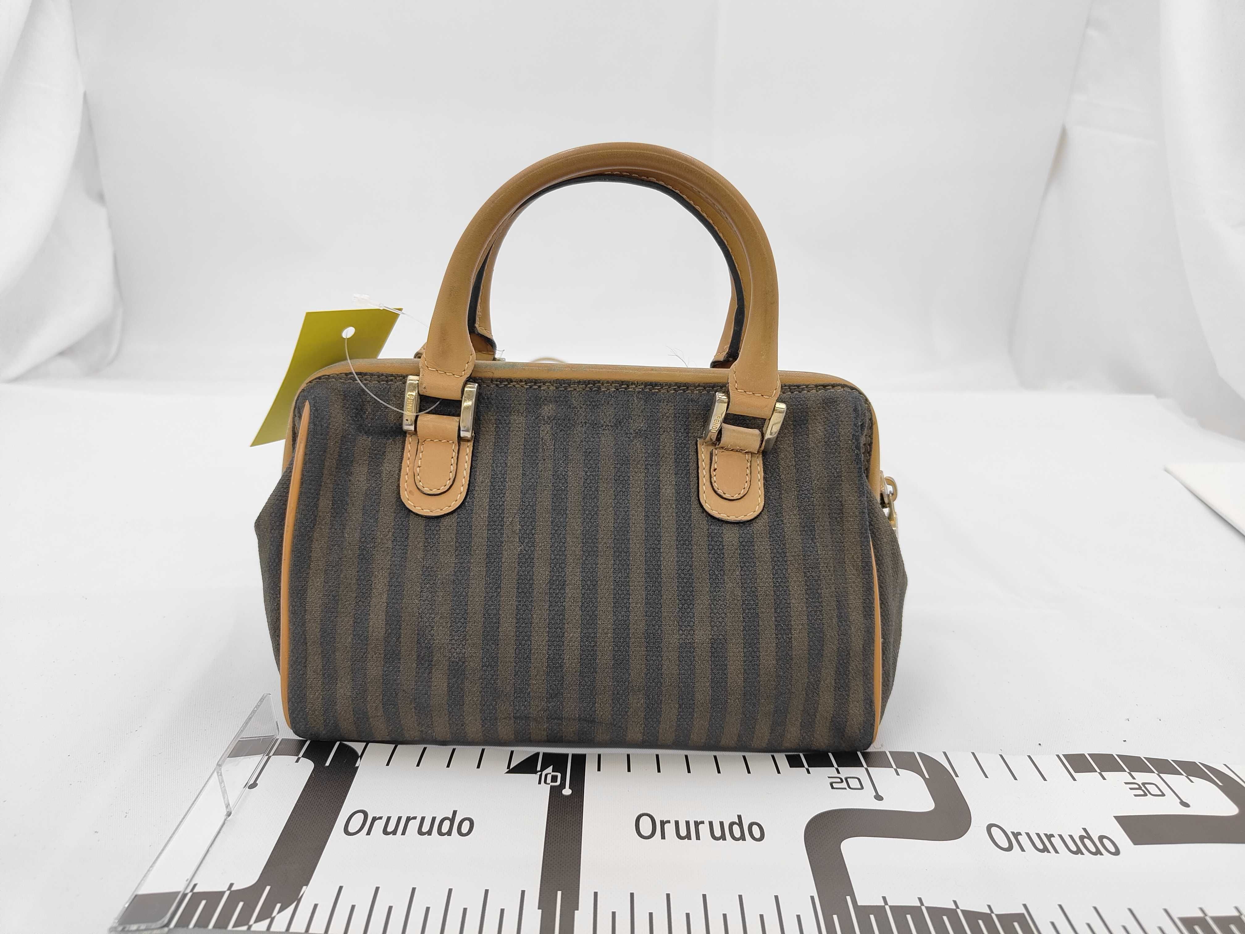 Pecan Pattern Handbag with Shoulder Strap, Boston Bag — view 2