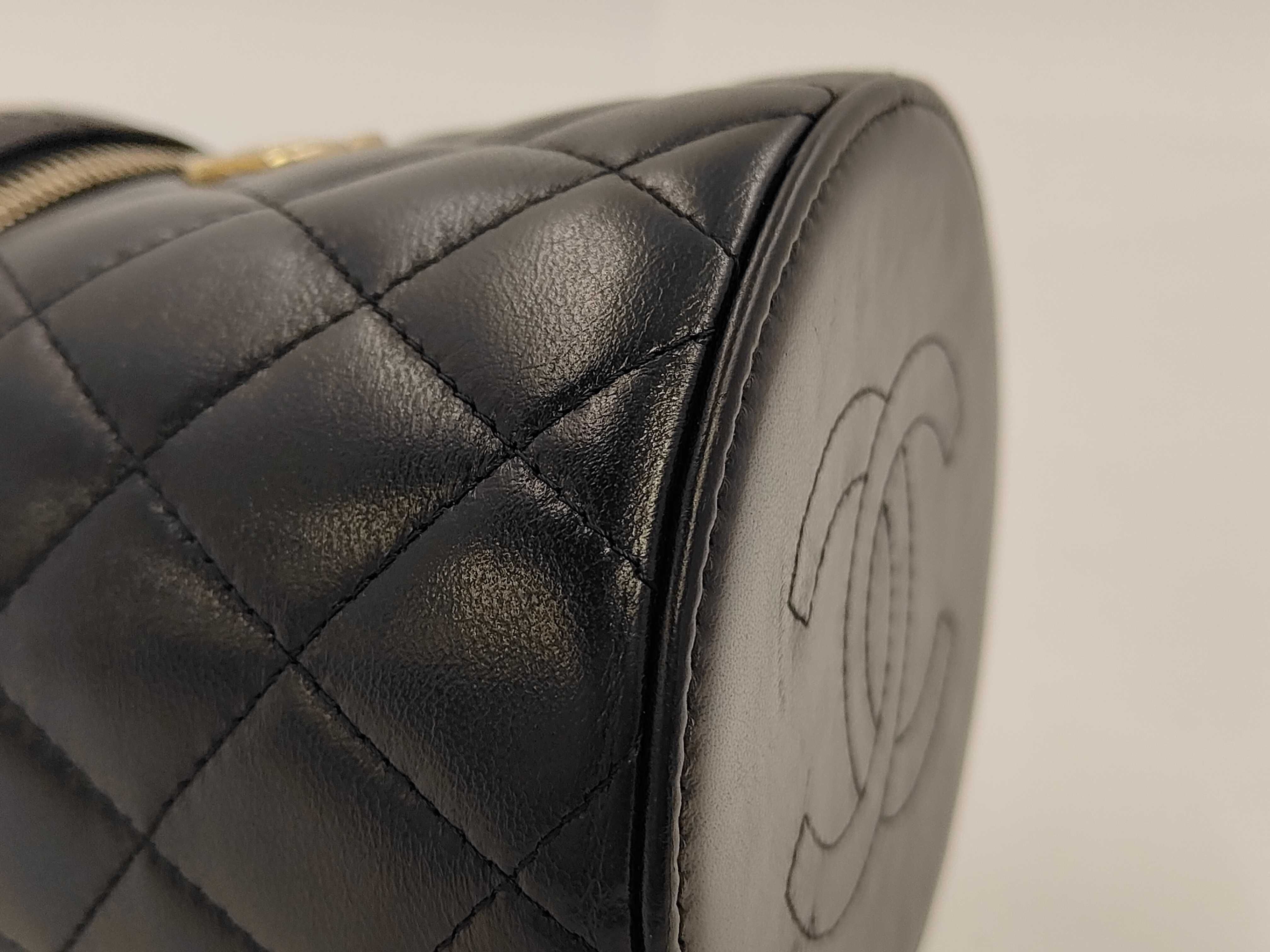 Matelassé handbag, black handbag — view 4