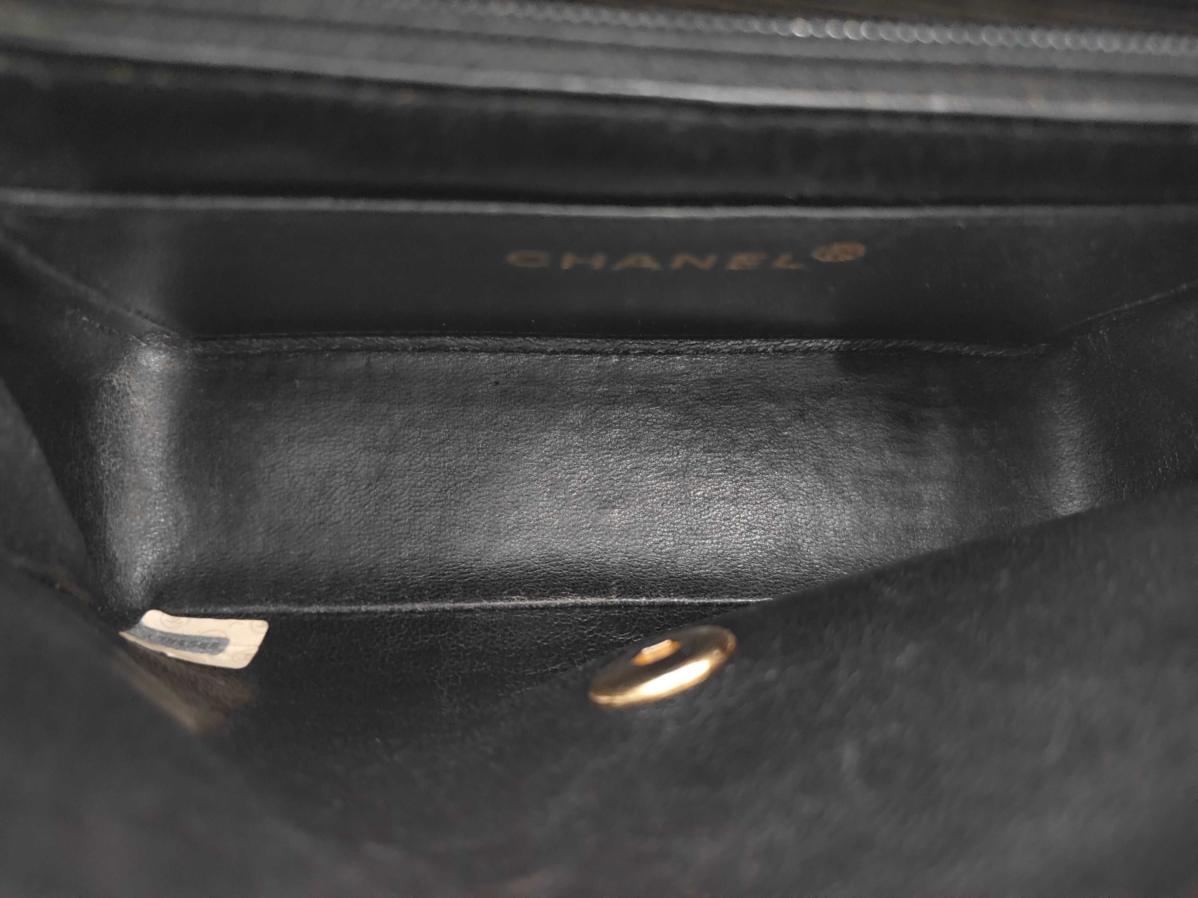 Mini Matelasse 17 Denim Chain Shoulder Bag with Gold Hardware (Series 1) — view 8