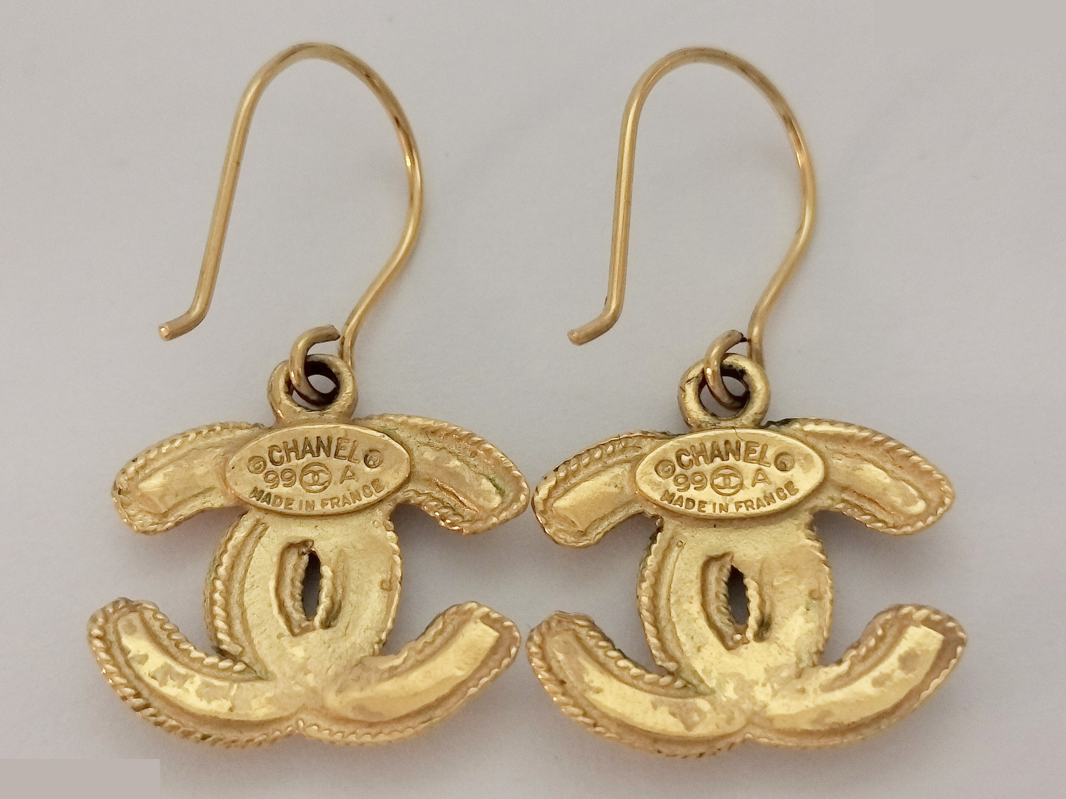 Coco Hoop Gold Earrings — view 3