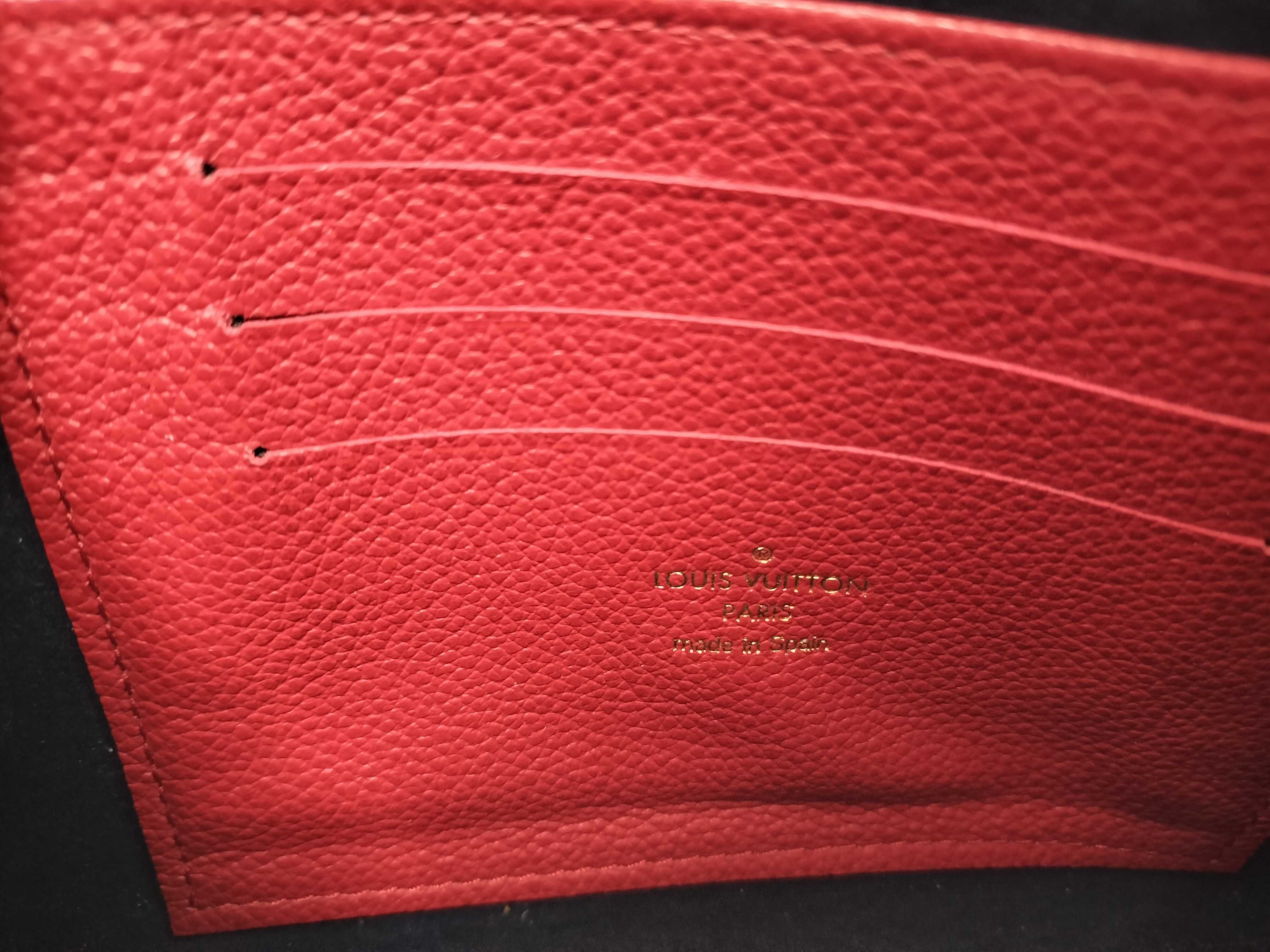 Monogram Empreinte Pochette Double Zip M63916 GI1159 Navy x Red RFID detected shoulder bag — view 13