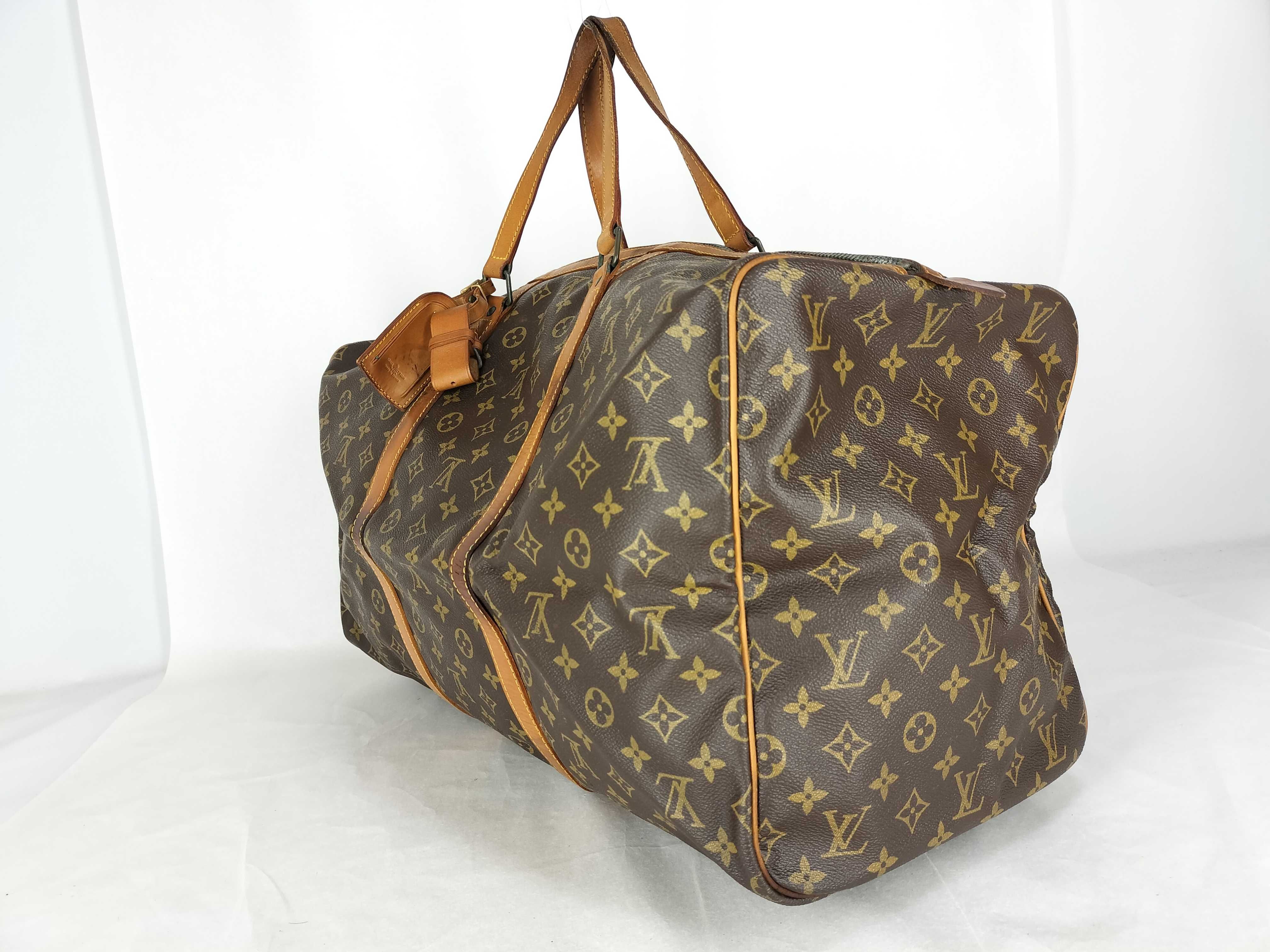Monogram Louis Vuitton Saxpool 55 M41622 Boston Bag — view 2