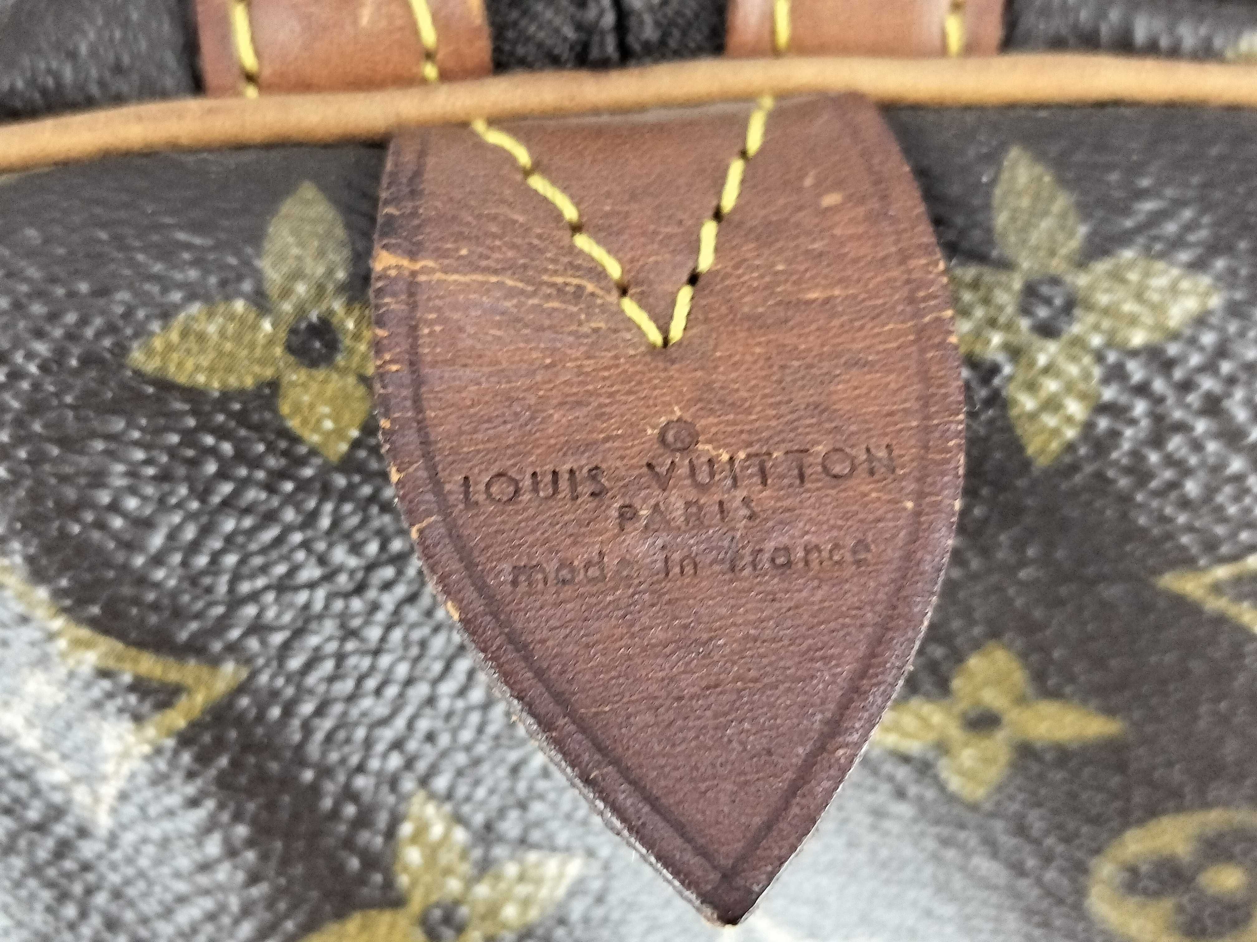 Monogram Louis Vuitton Saxpool 55 M41622 Boston Bag — view 12